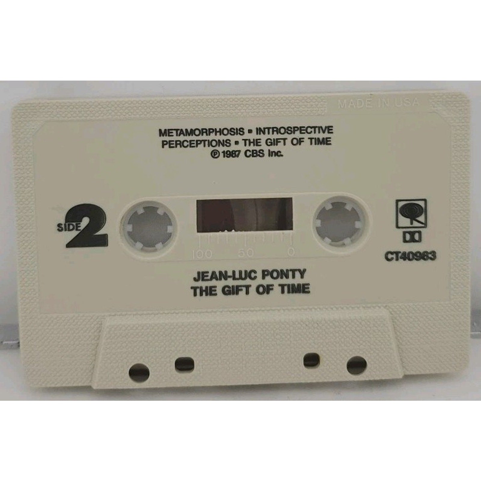 The Gift of Time by Jean-Luc Ponty (Cassette, Oct-1987, Columbia (USA))