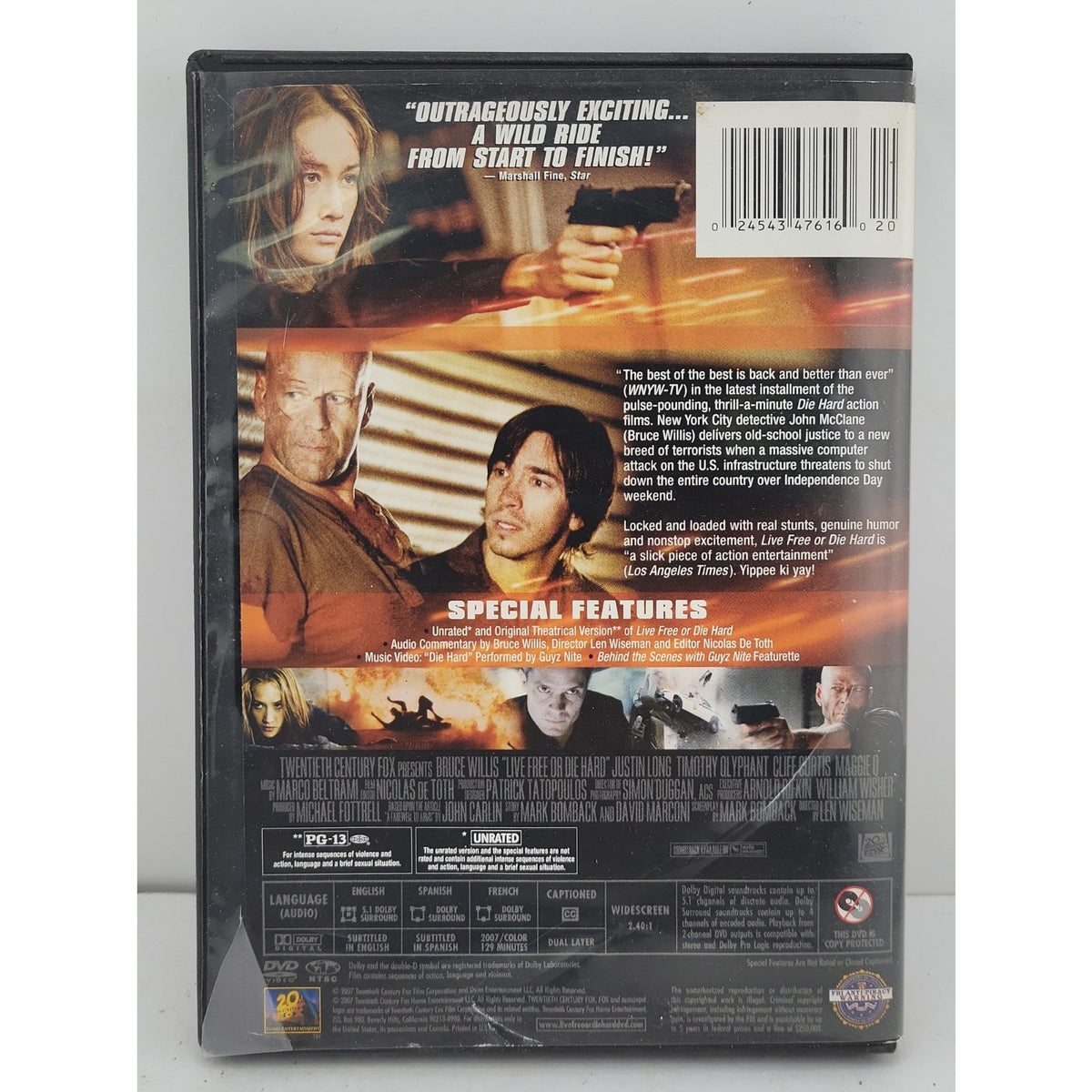Live Free or Die Hard (DVD, 2007)