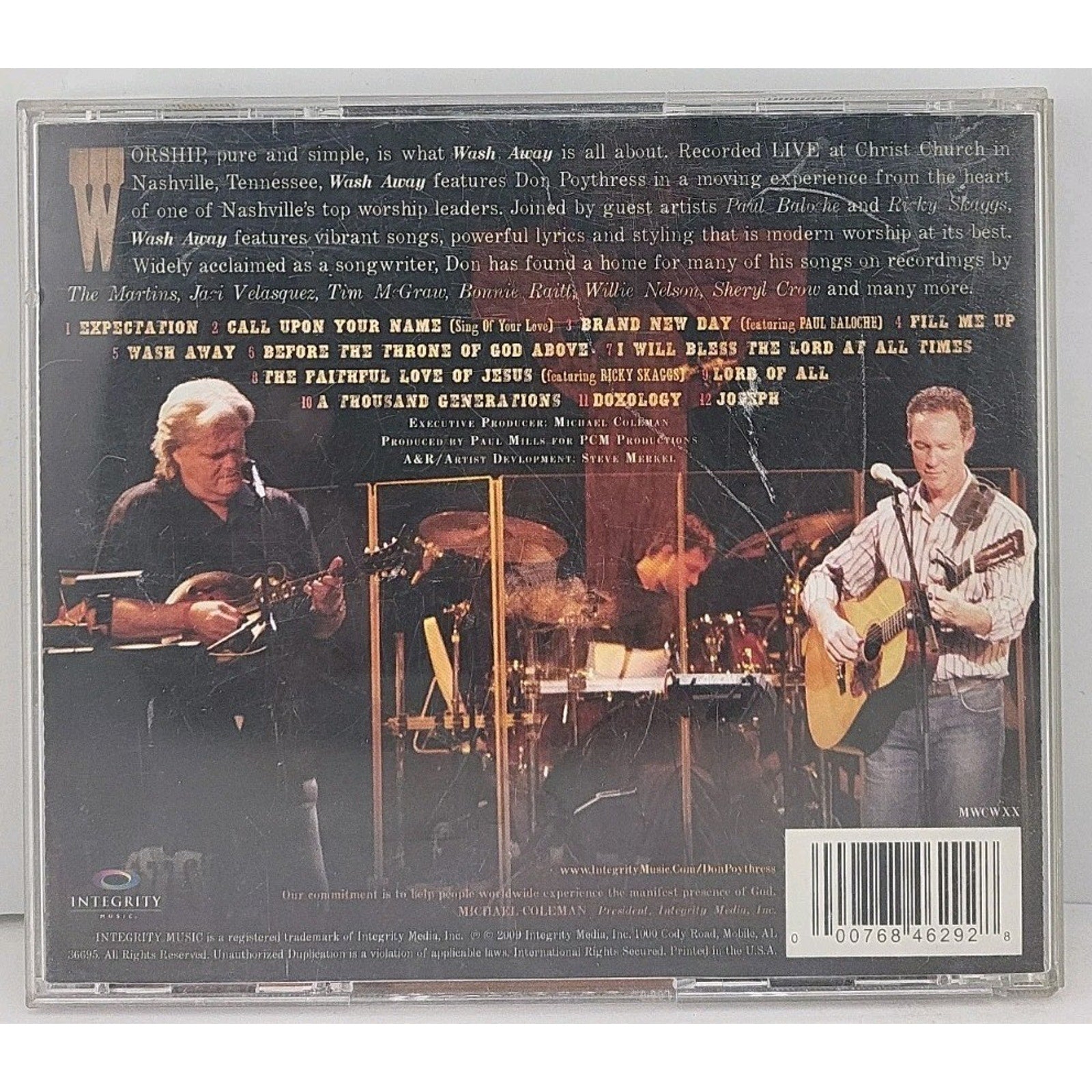 Wash Away by Don Poythress (CD, 2009, Integrity (USA))