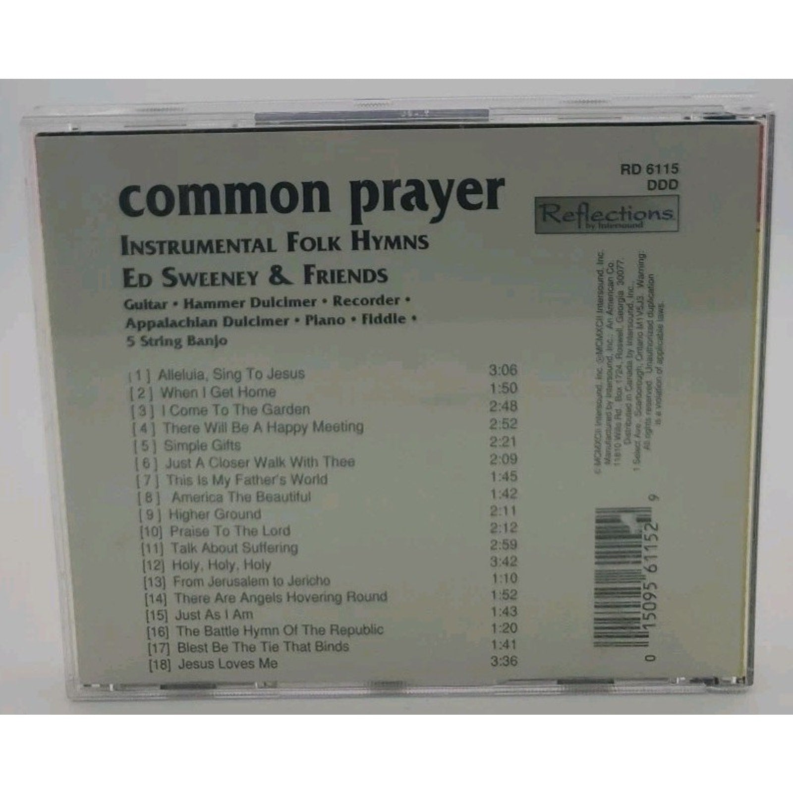 ED Sweeney & Friends - Common Prayer (instrumental Folk Hymns) - CD