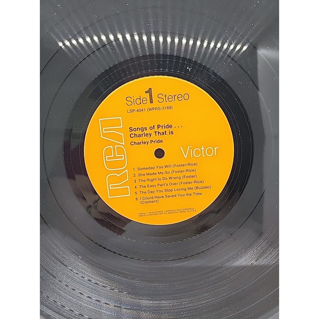 Charley Pride Songs Of Pride Charley That Is (Record)