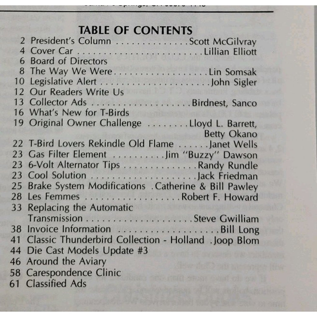 Early Bird Magazine November-December 1990