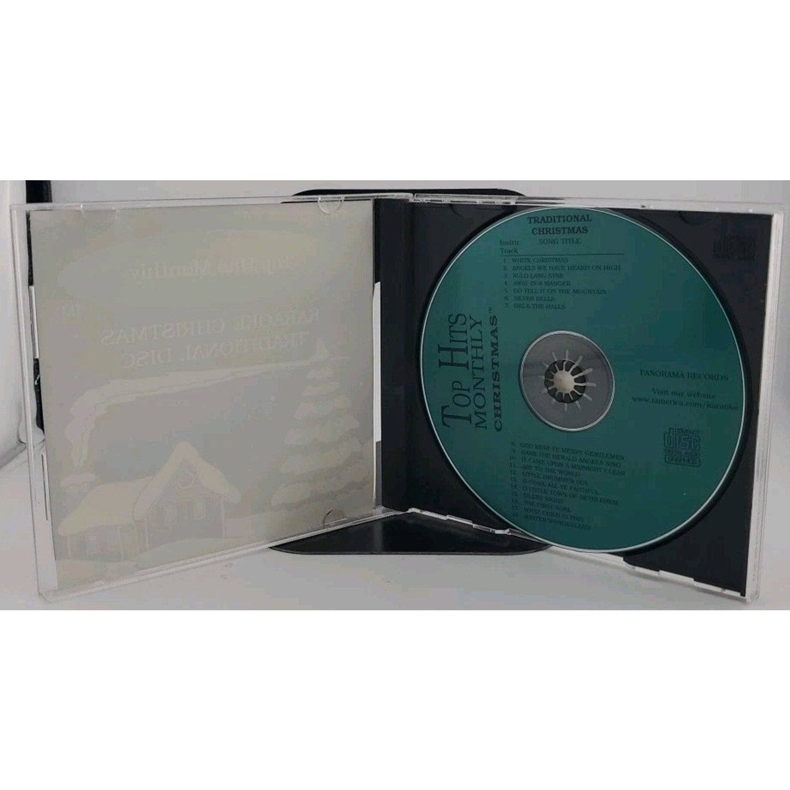 Top Hits Monthly Karaoke Disc THM-X01 Traditional Christmas CD+G 15 Track