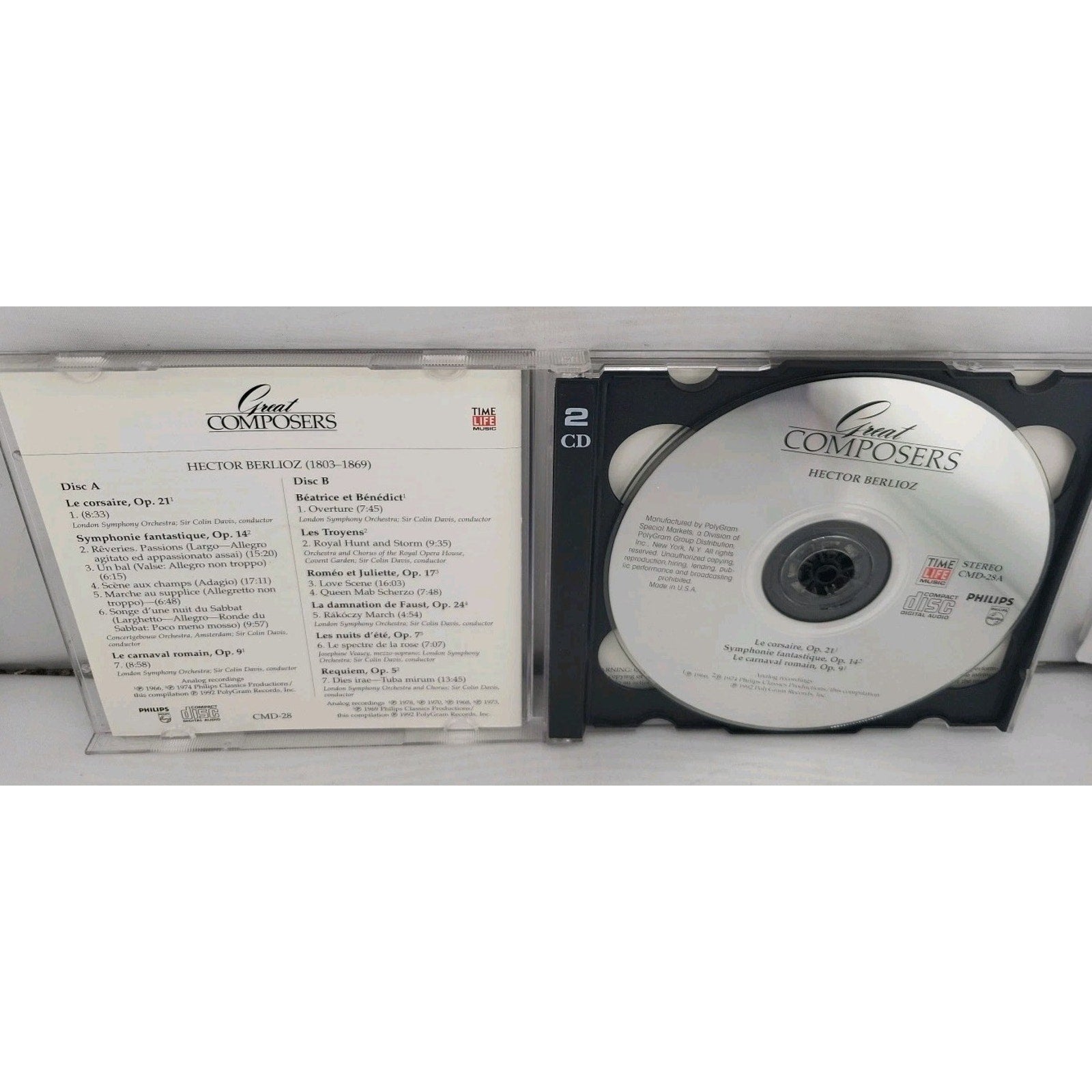 Great Composers Berlioz CD 2 Disc