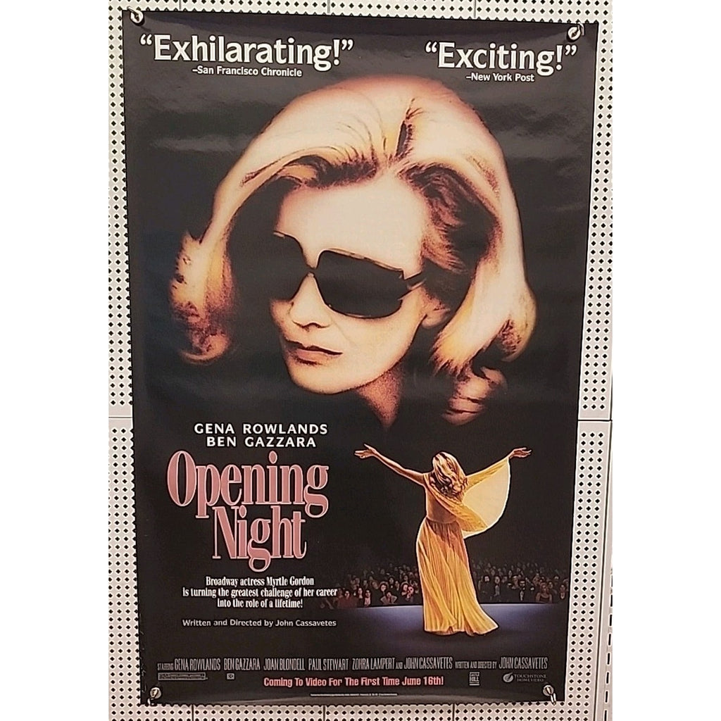 Opening Night Movie Theater Cinema Poster Lobby Card 1977 Gena Ben Gazzara 27x40