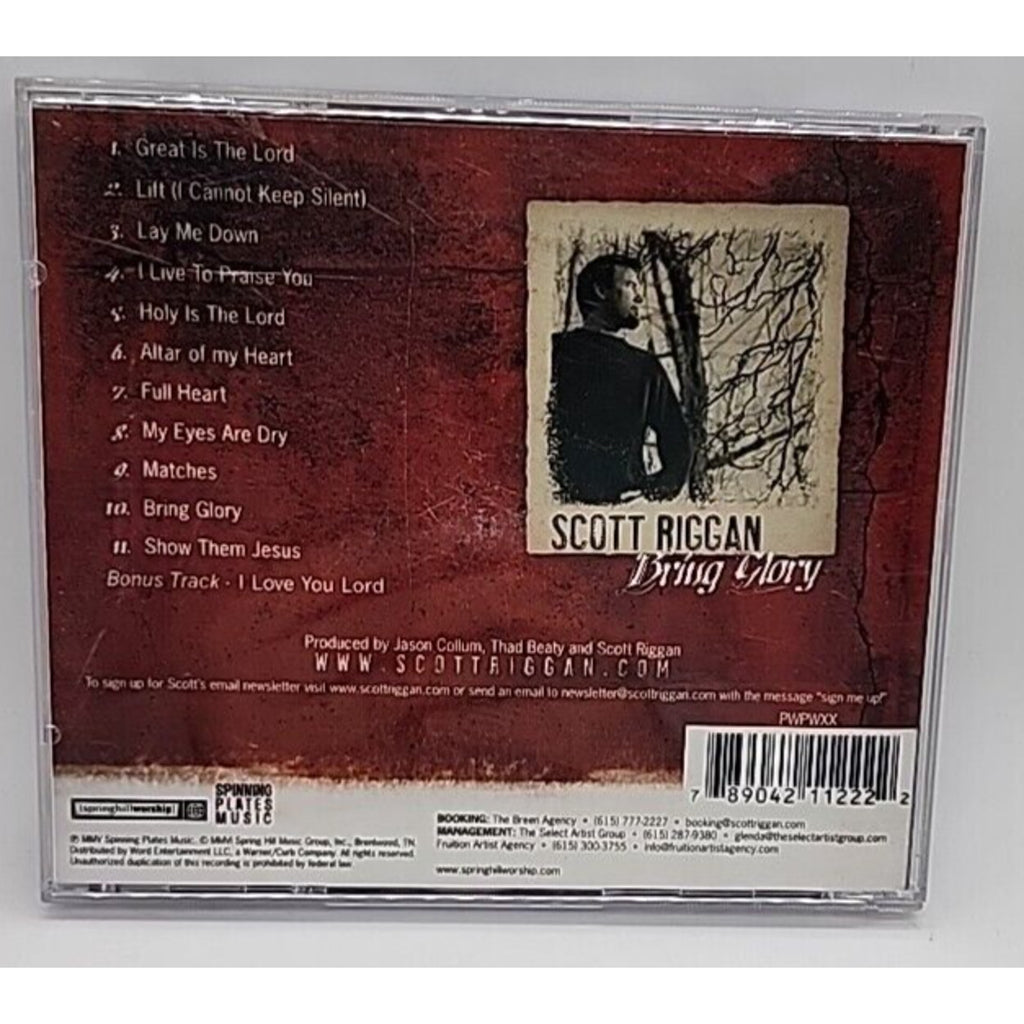 Bring Glory by Scott Riggan (CD, 2005)