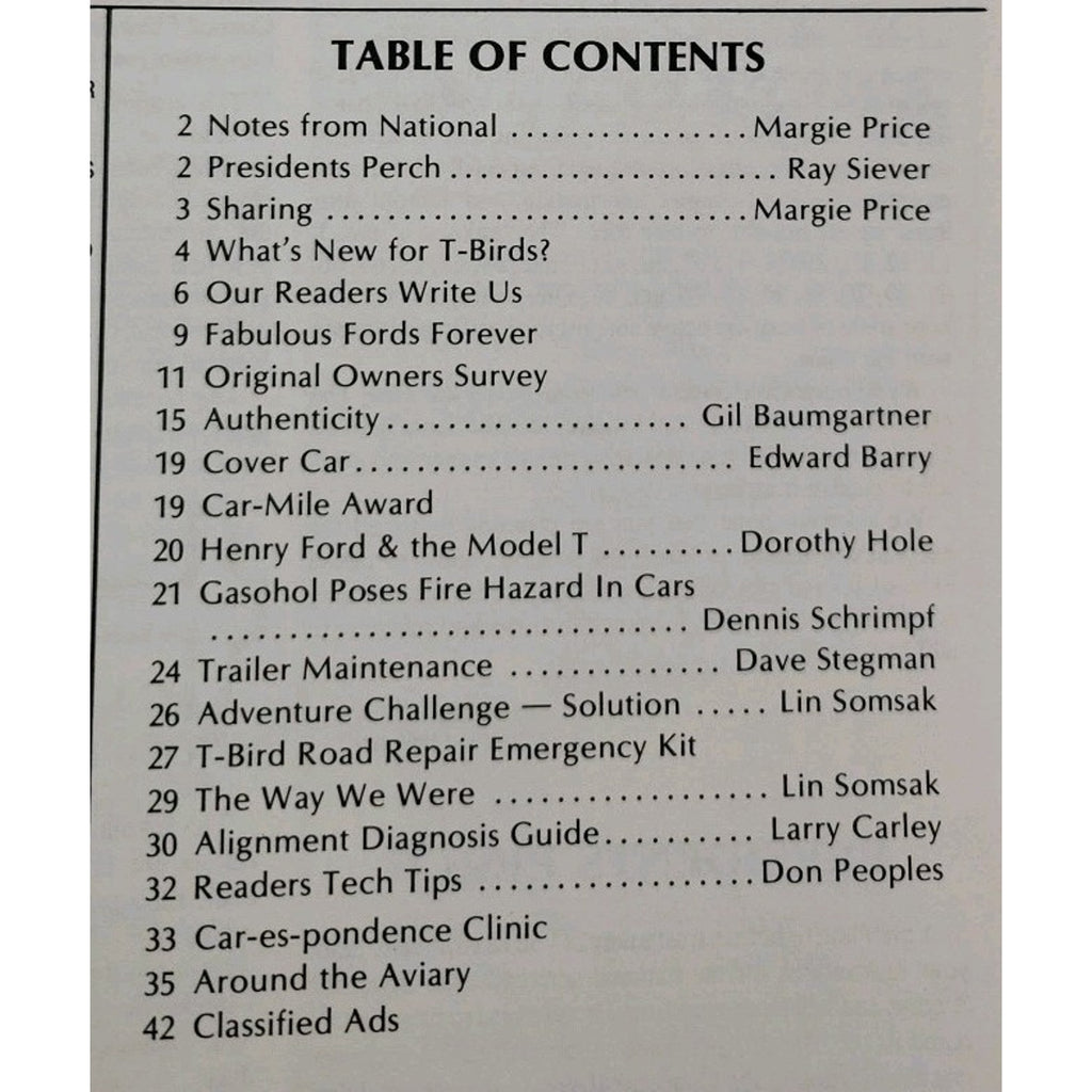 Early Bird Magazine May-June 1986