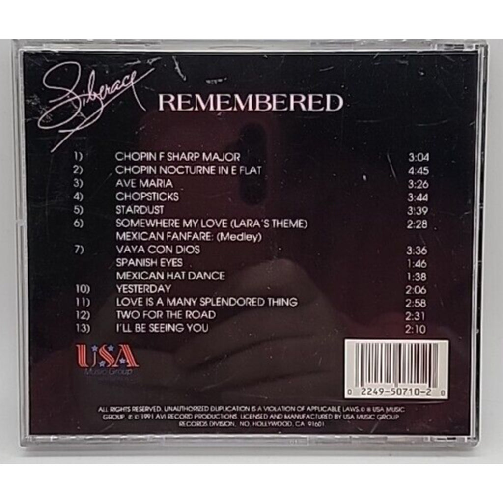 Vol. 2 Remembered by Liberace (CD, 1994)