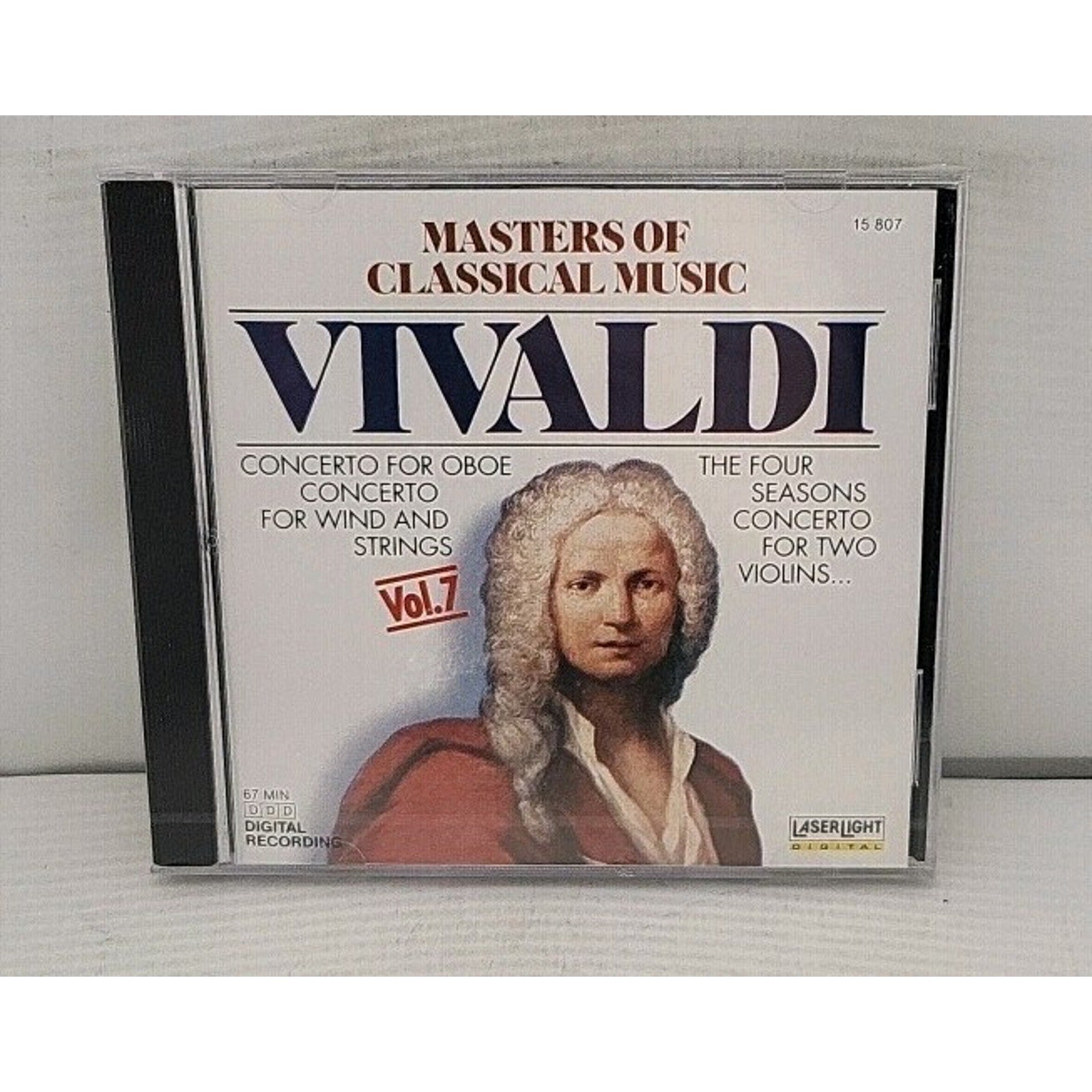 Masters of Classical Music by A. Vivaldi (CD, 1990) *Brand New*
