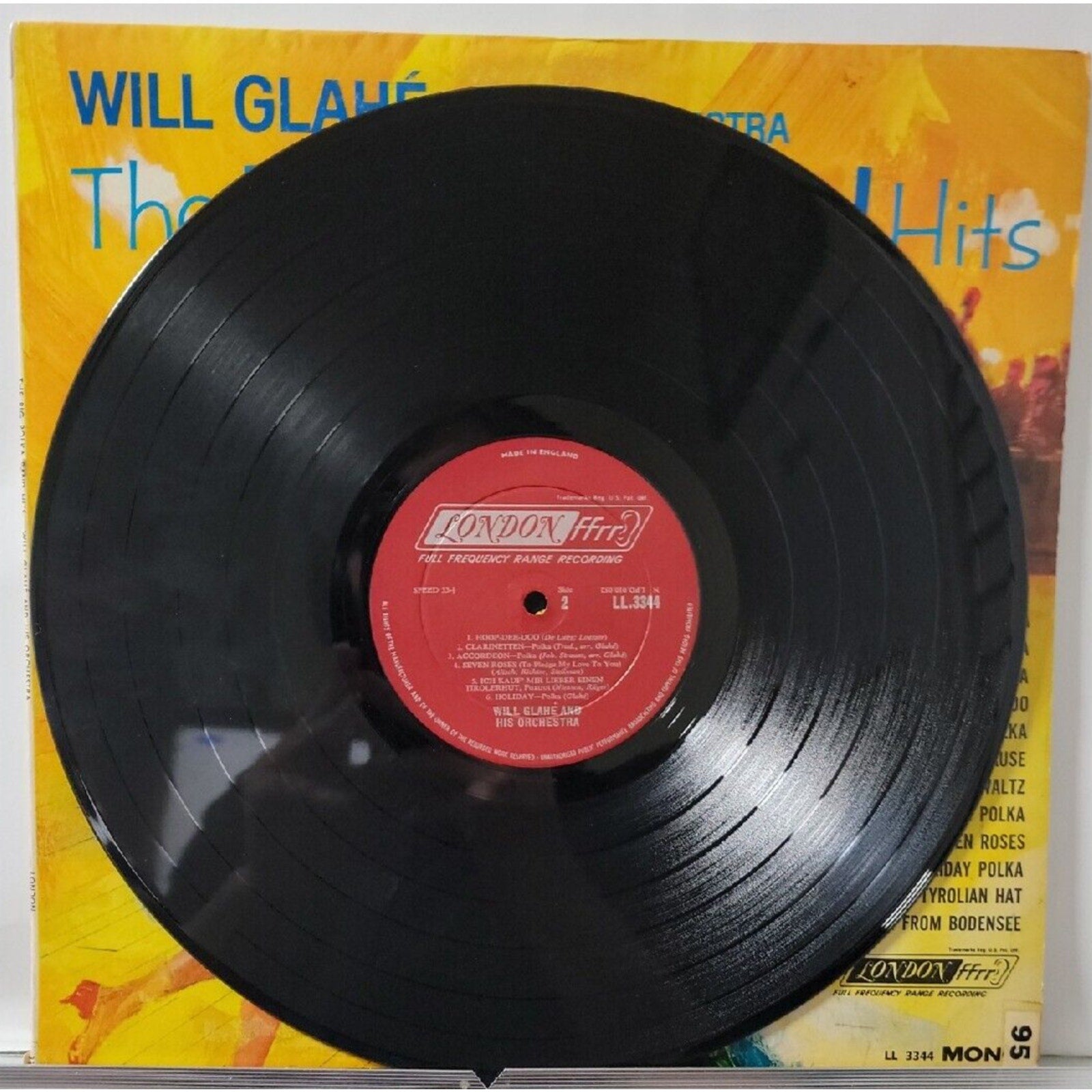Will Glahé And His Orchestra ‎– The Big Polka Band Hits (Record)