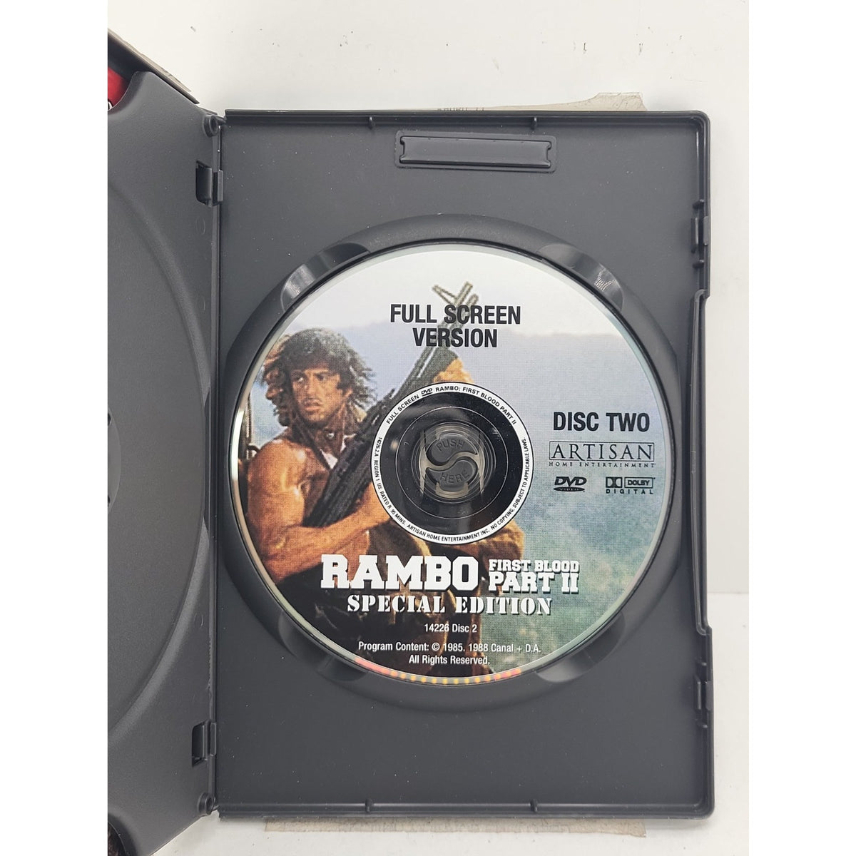 Rambo-First Blood 2 (1985) (DVD, 1985)
