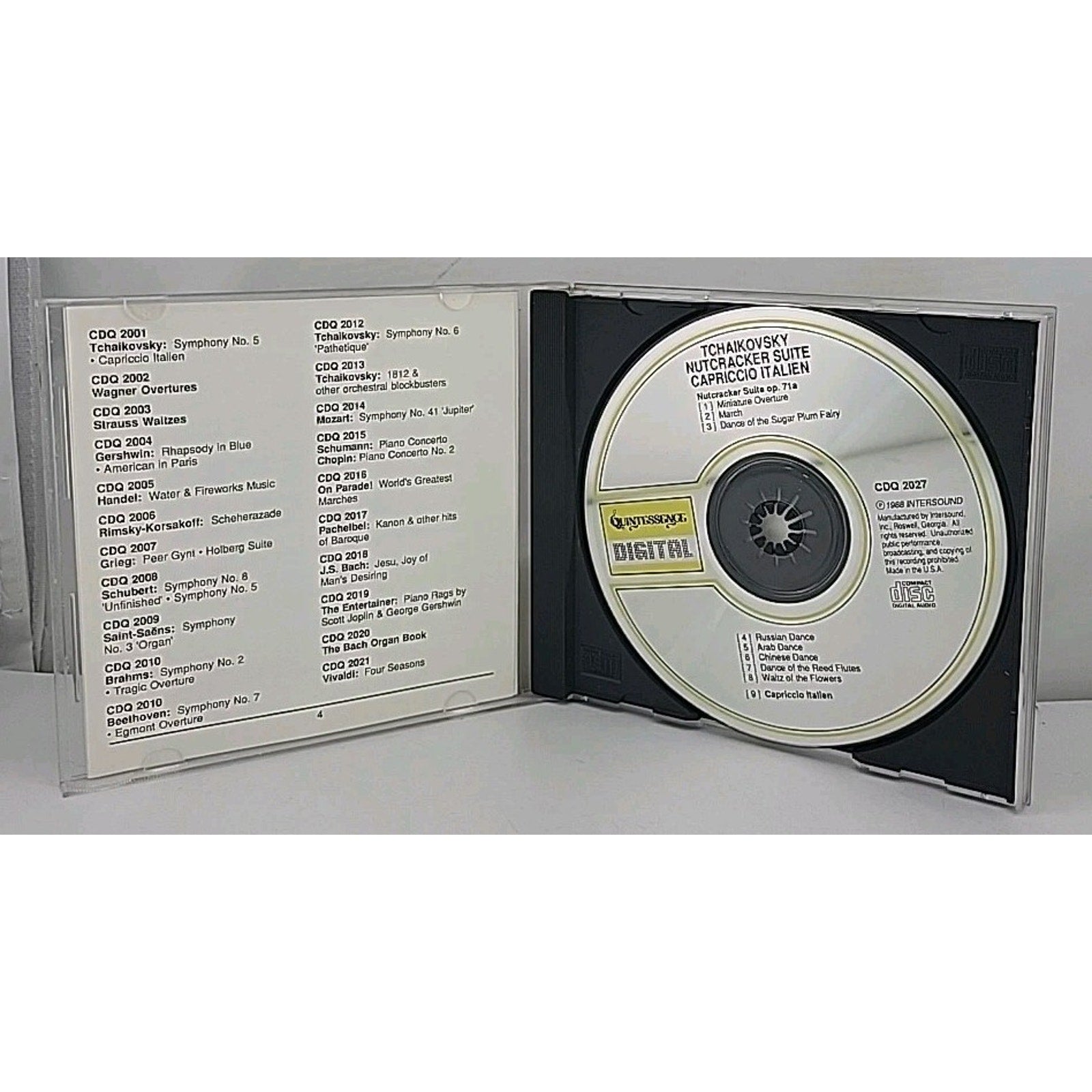 Tchaikovsky Nutcracker Suite / Capriccio Italien Pyotr Ilyich (Music CD)