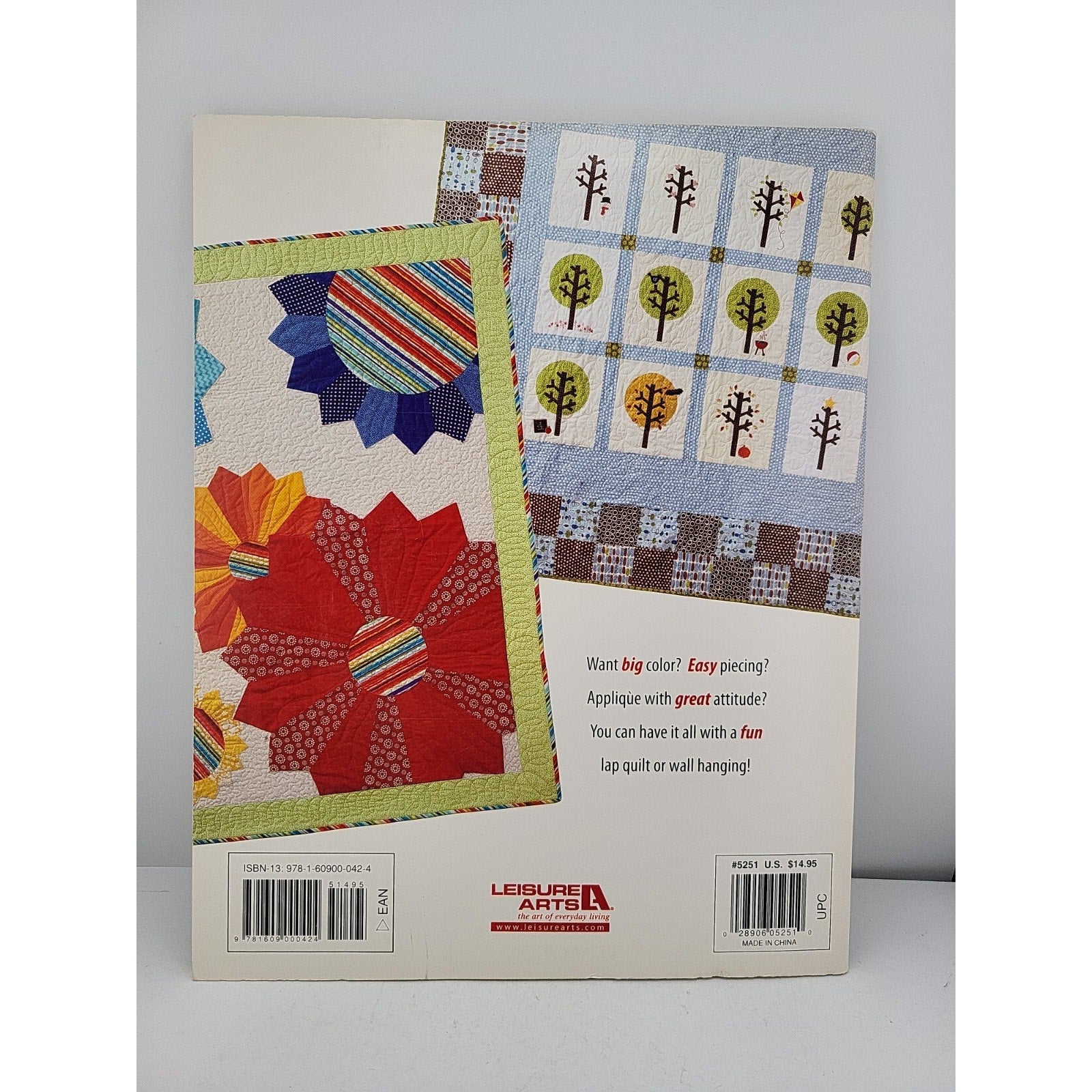 Big Fun With A Little Fabric Book Leisure Arts 6 Quick & Easy Projects Herring
