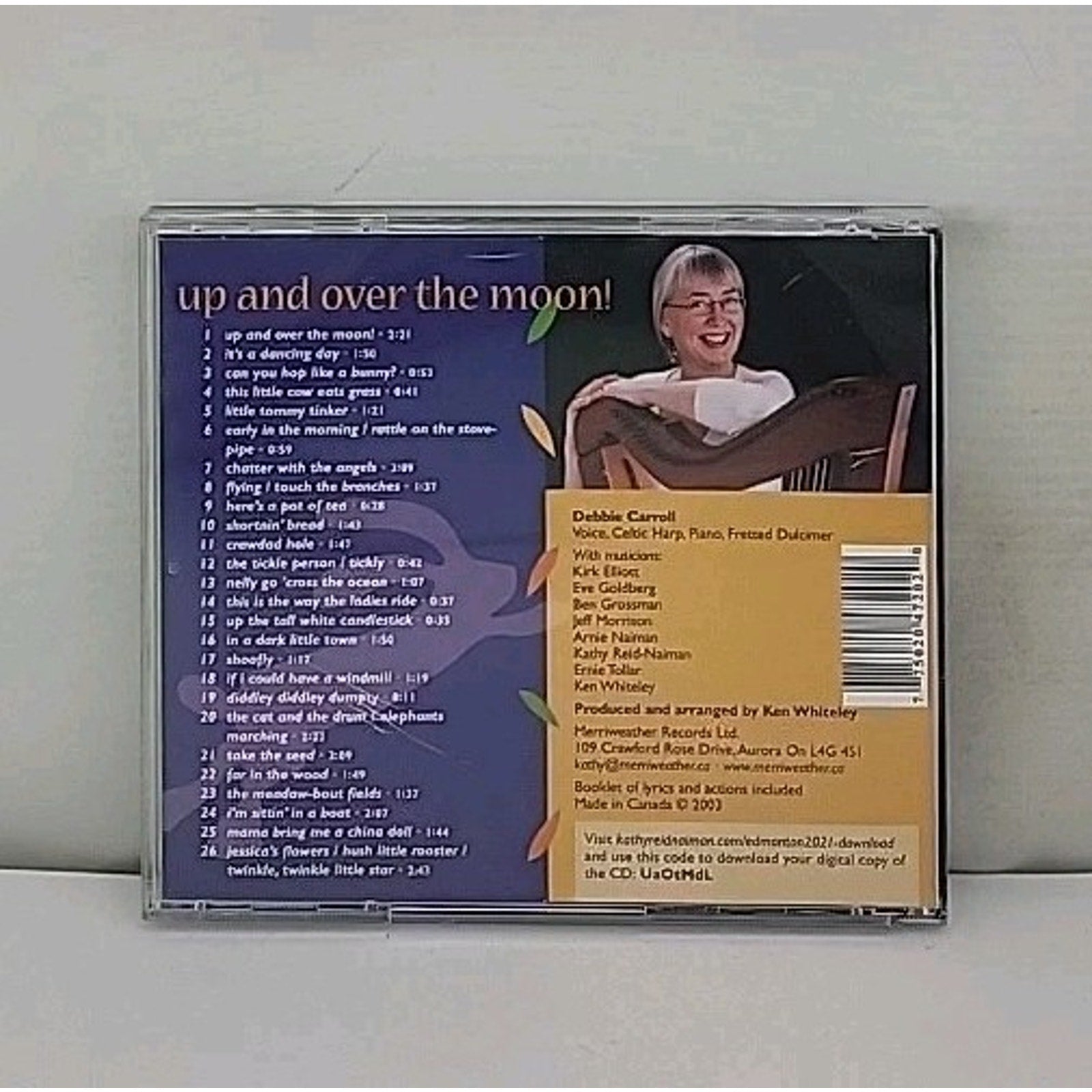 Up & Over the Moon! by Debbie Carroll (CD, 2004)