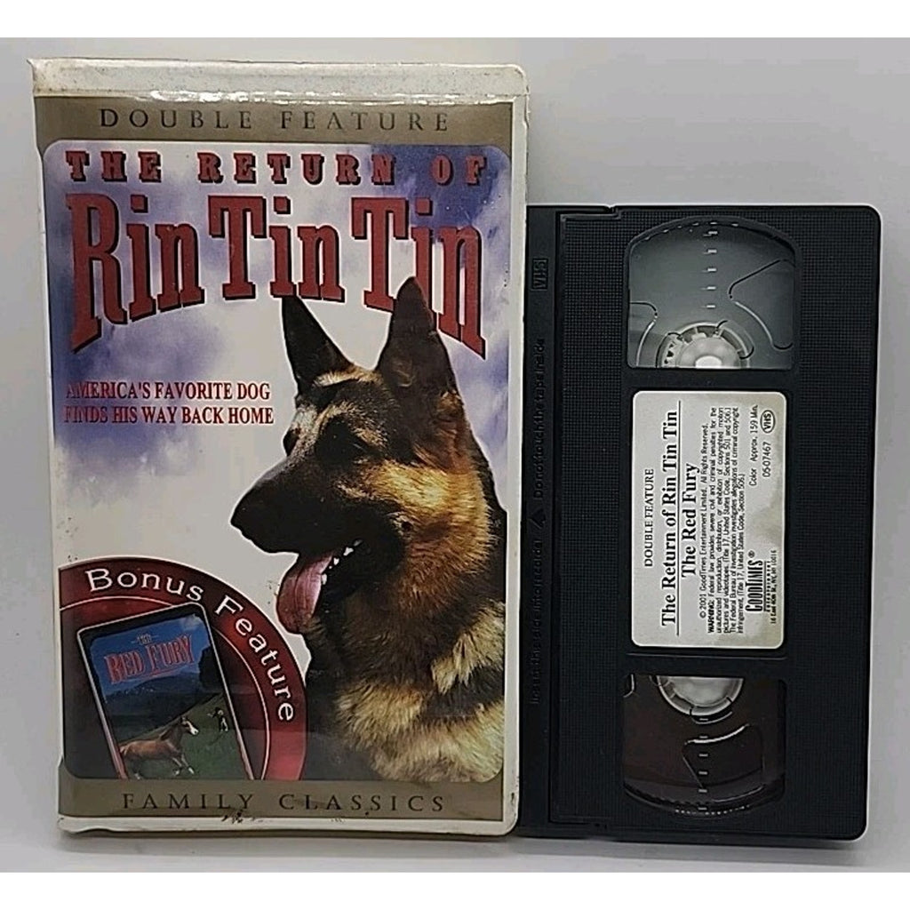 Return of Rin Tin Tin, The/The Red Fury (VHS, 2002, Double Feature Clam Shell)
