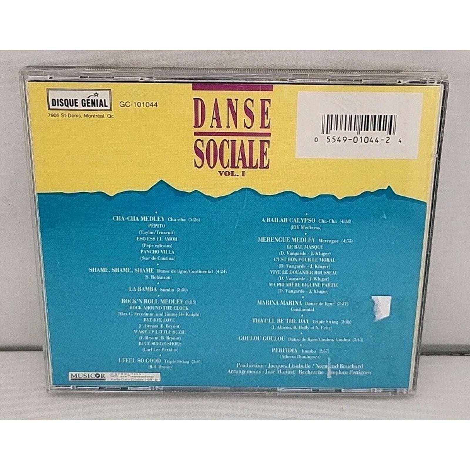 Les Plus Grand Succès De La Danse Sociale Vol 1 CD