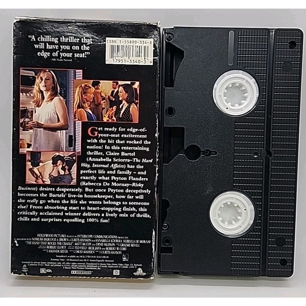 The Hand That Rocks the Cradle (VHS, 1992)