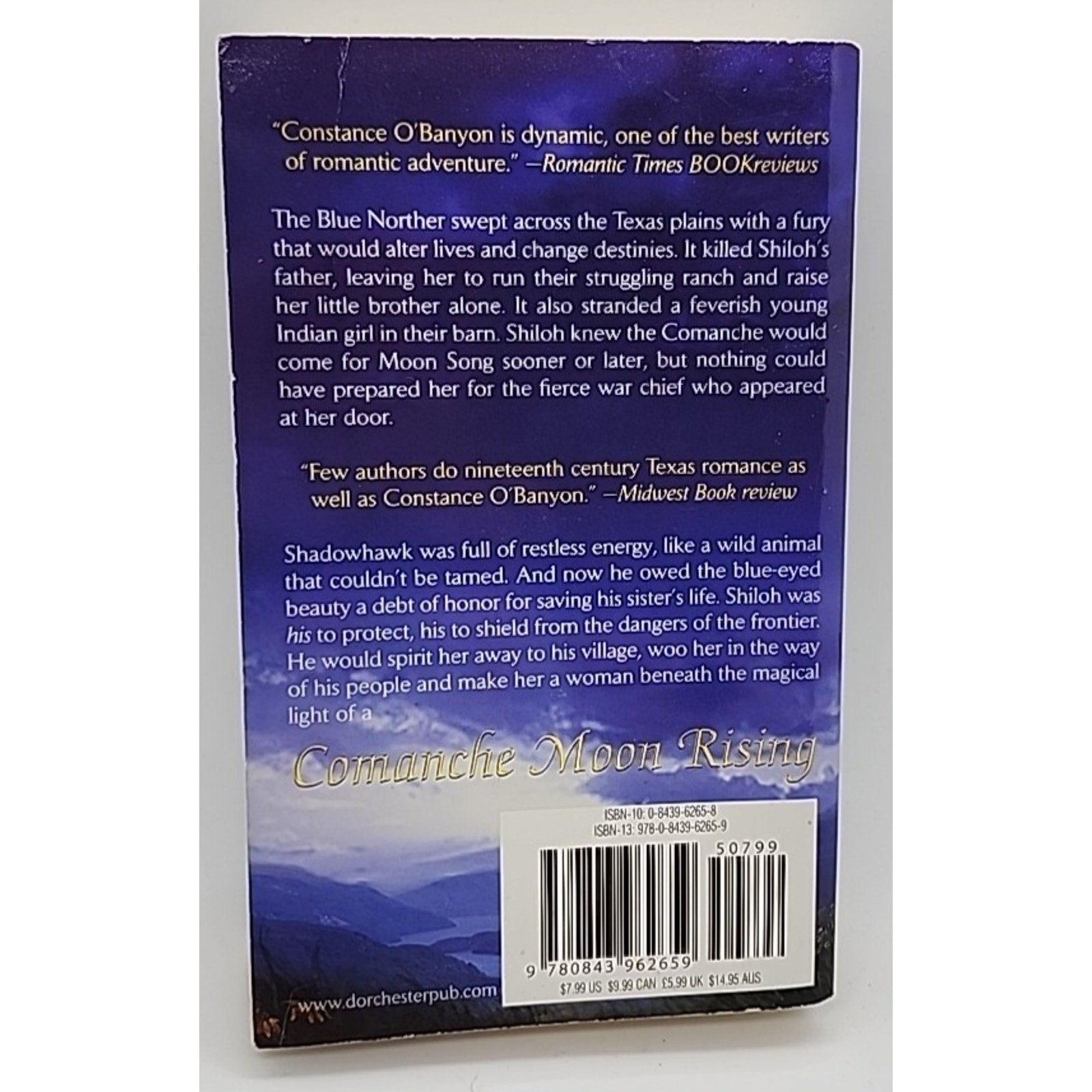Comanche Moon Rising by Constance O'Banyon (2009, Trade Paperback)