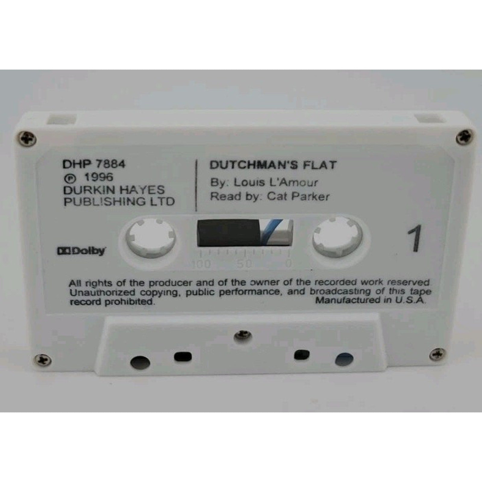 Dutchman's Flat by Louis L'Amour Read by Cat Parker (Cassette)