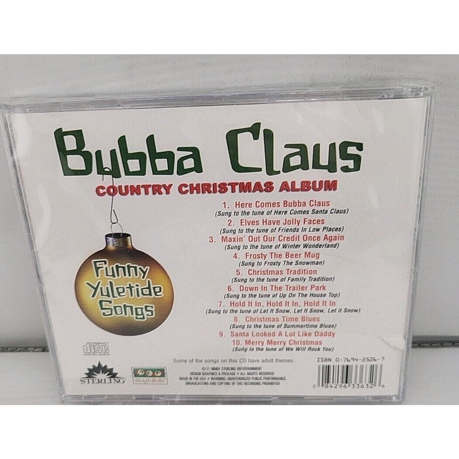 Bubba Claus Country Christmas by Various (CD, 2008) *Brand New*