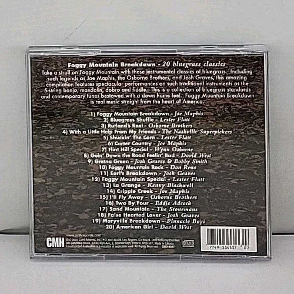 Various - Foggy Mountain Breakdown 20 Bluegrass Classics (CD, Comp, Club)