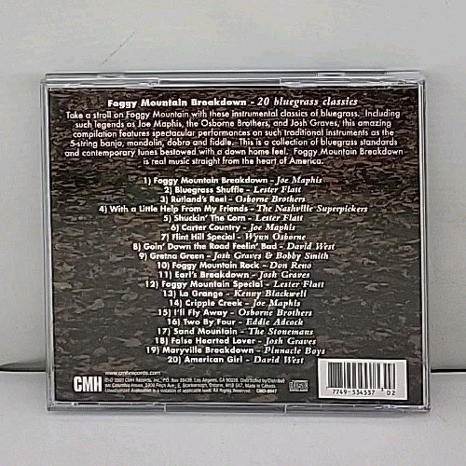 Various - Foggy Mountain Breakdown 20 Bluegrass Classics (CD, Comp, Club)