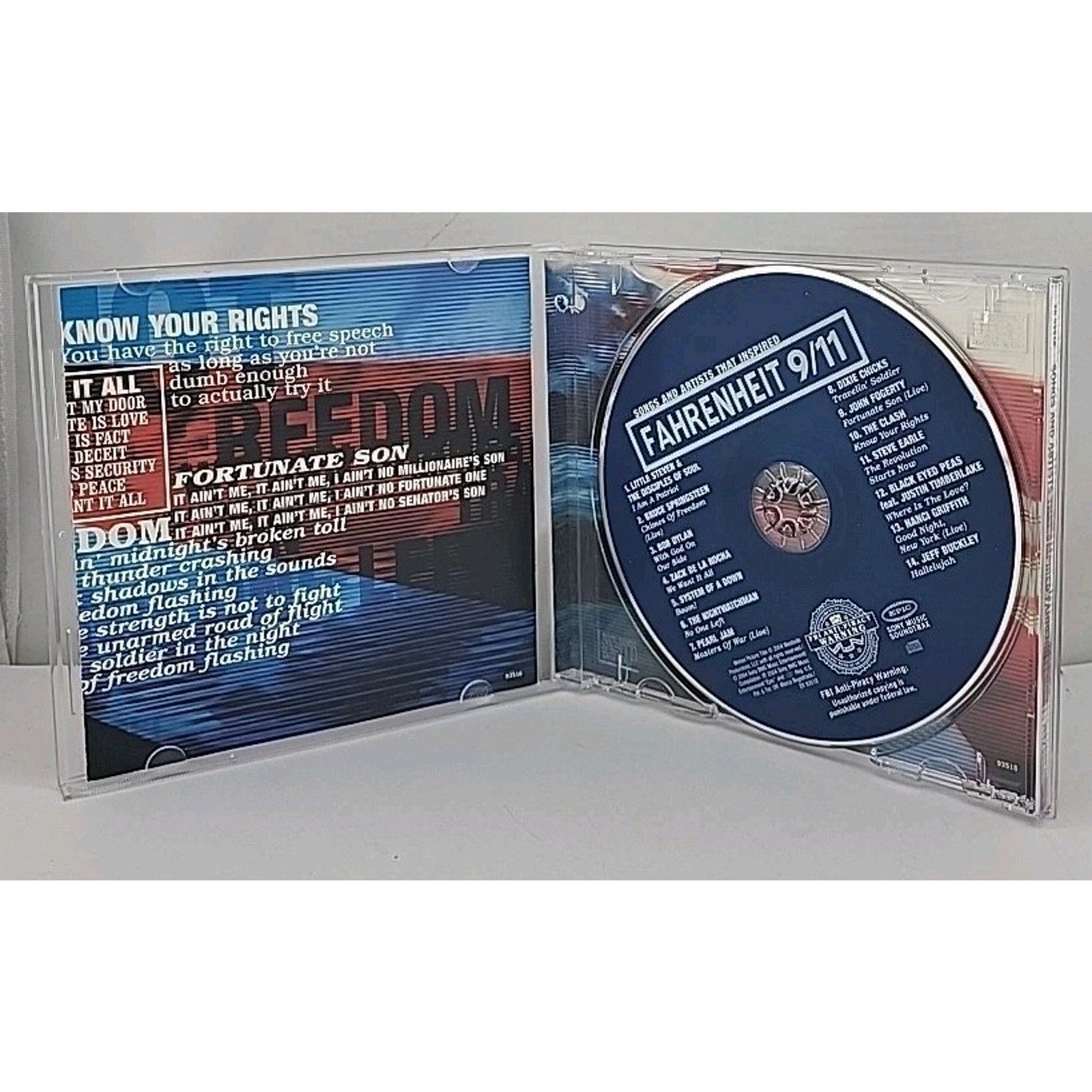 Songs and Artists That Inspired Fahrenheit 9/11 by Various Artists (CD,...