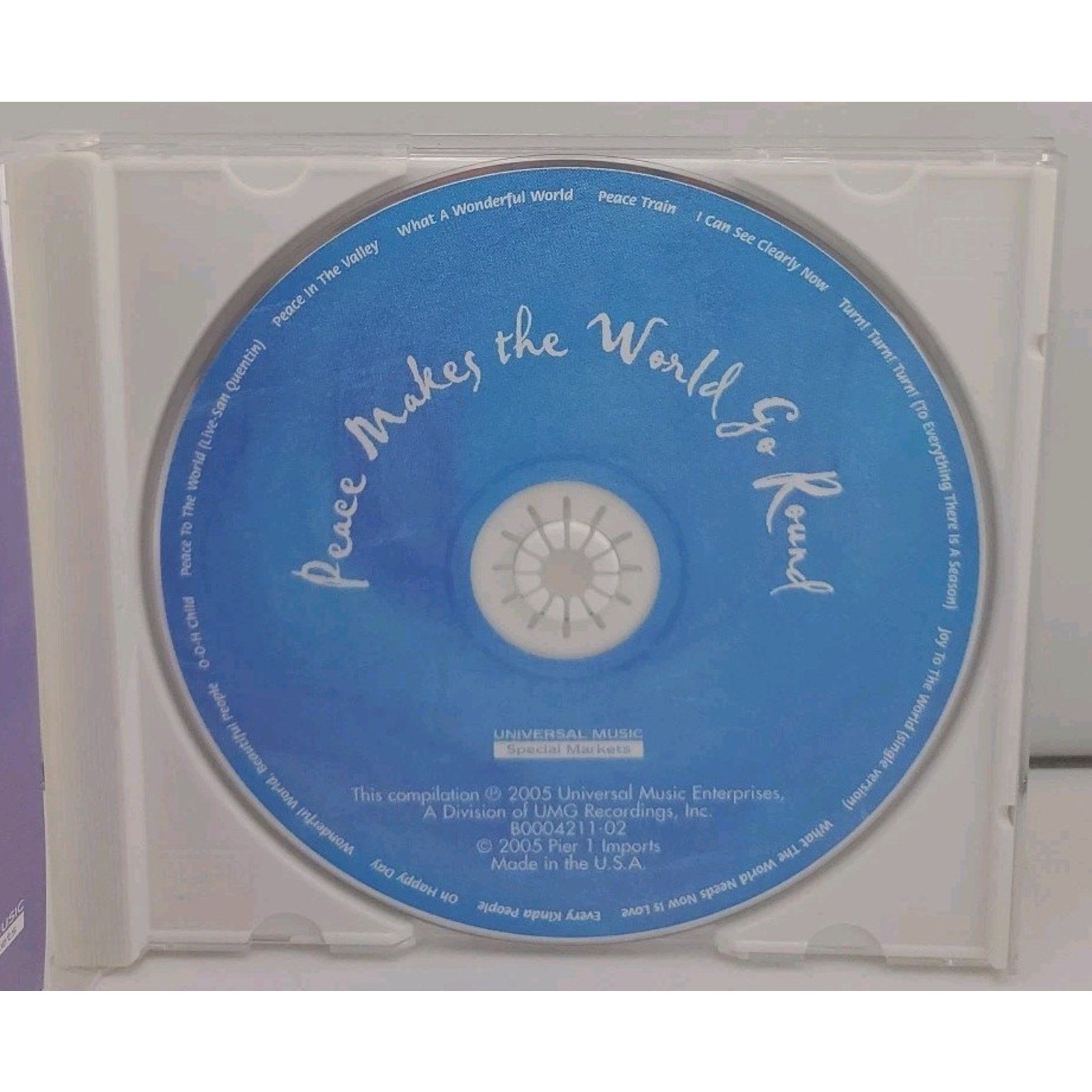 Peace Makes the World Go Round Vintage Pier 1 Imports Various Artists CD