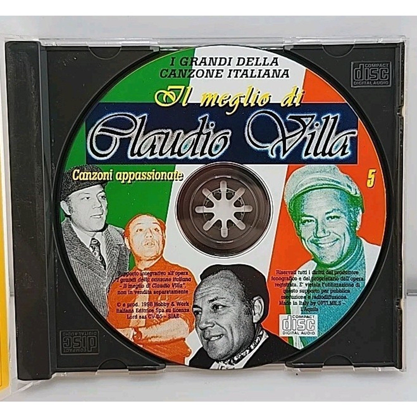 Claudio Villa Il Meglio Di Vol. 5 - Canzoni Appassionate Cd