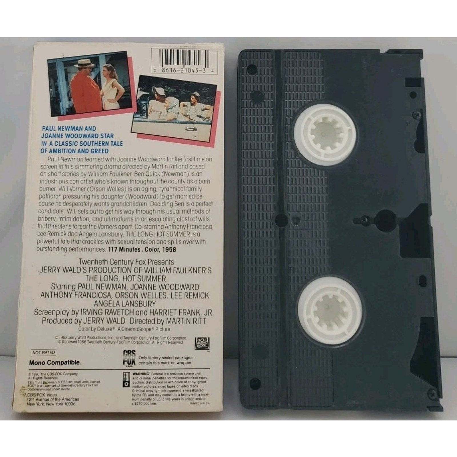 The Long, Hot Summer (VHS, 1992)