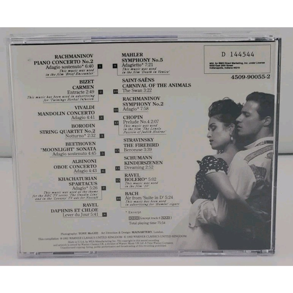 Sensual Classics [Warner Brothers] by Various Artists (CD, May-1993, Elektra)