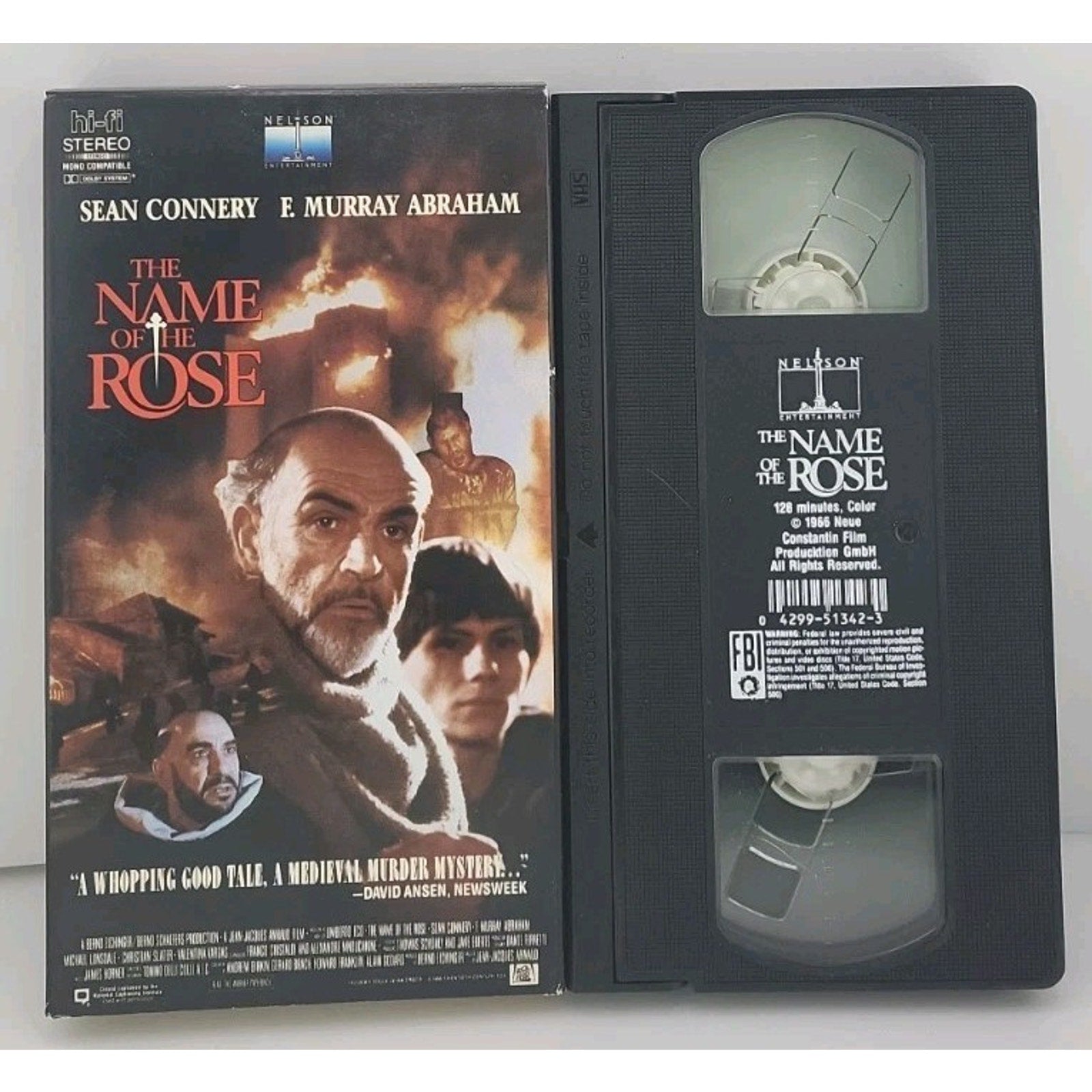 The Name of the Rose (VHS, 1993)