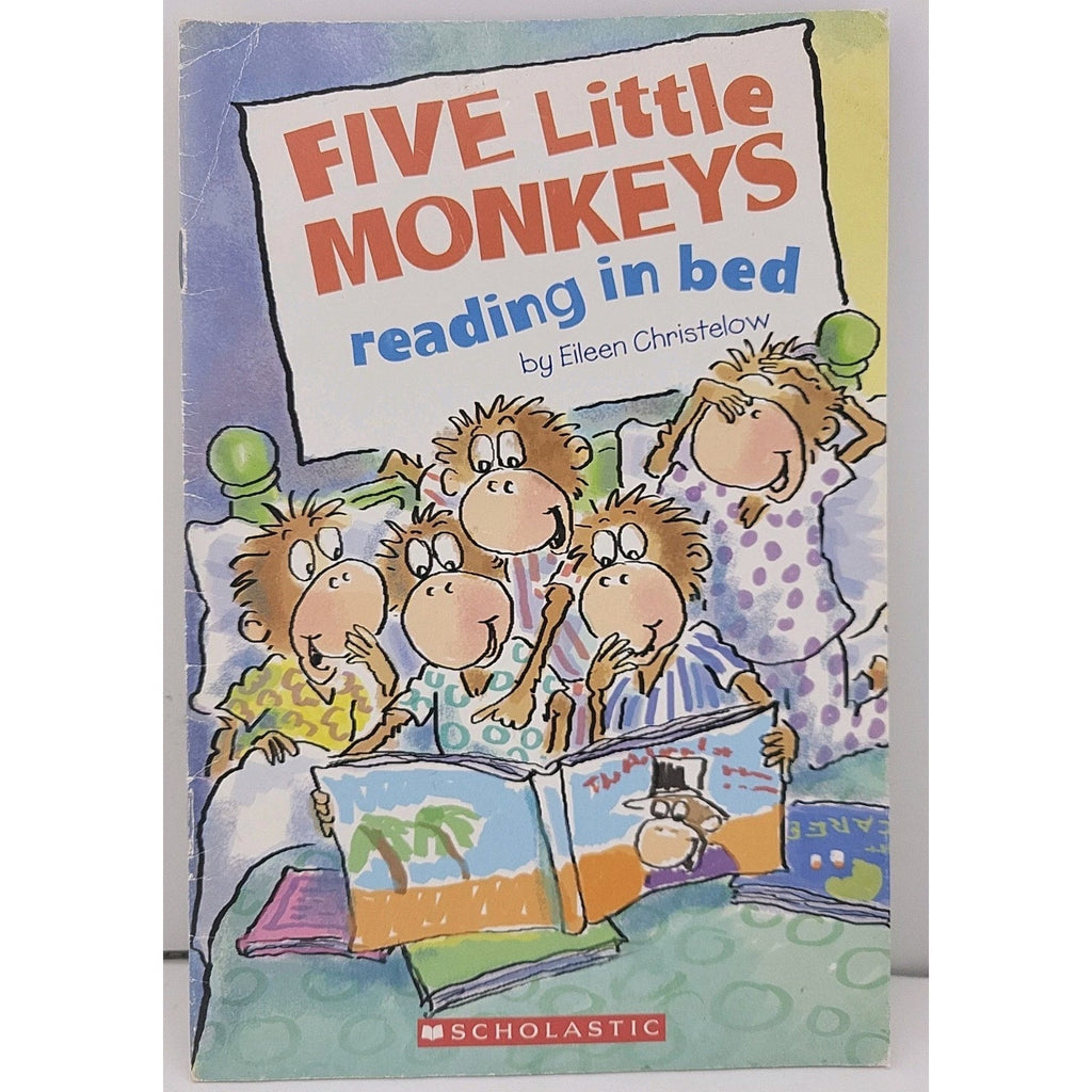Five Little Monkeys Reading in Bed by Eileen Christelow (Trade Paperback)