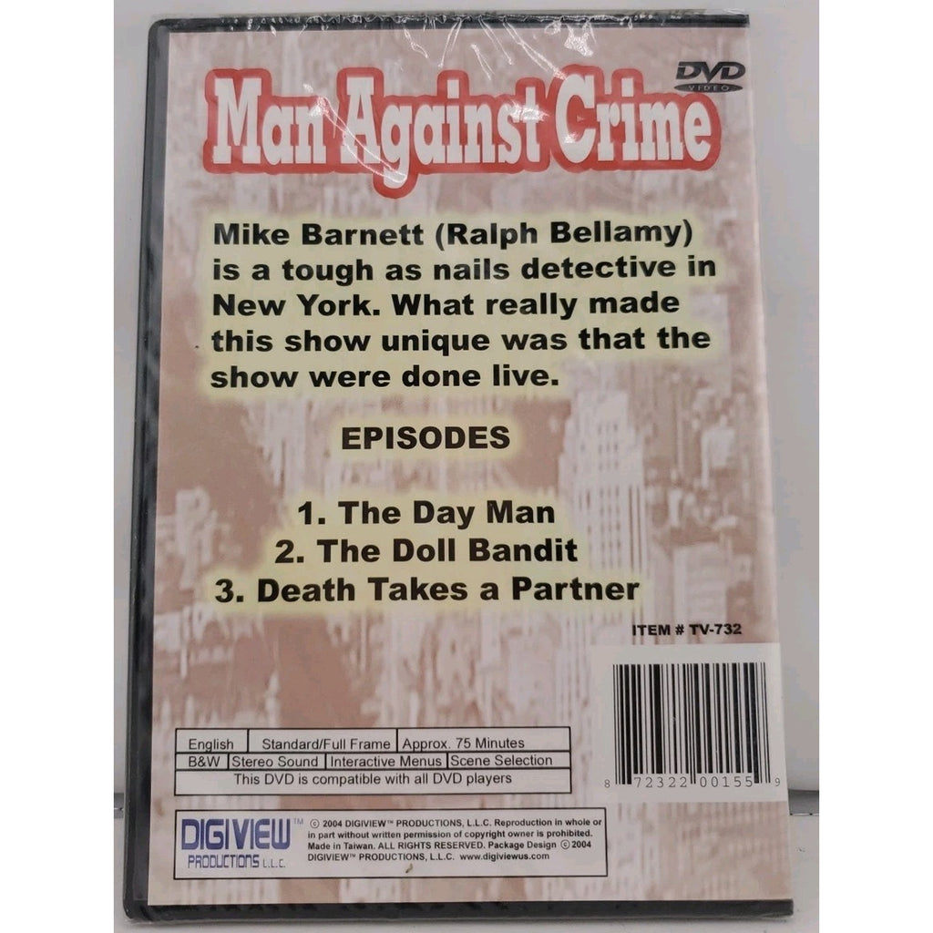 Man Against Crime DVD *Brand New*