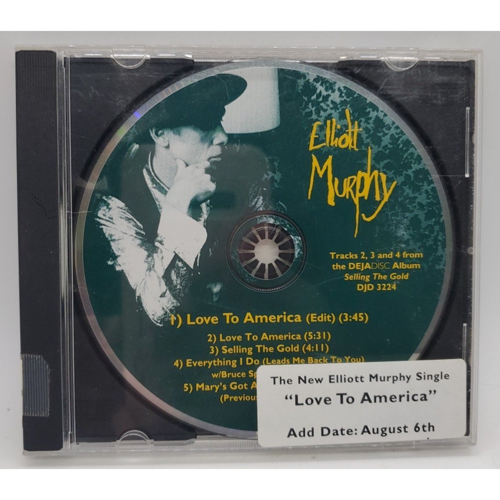 Love To America Elliott Murphy (CD)