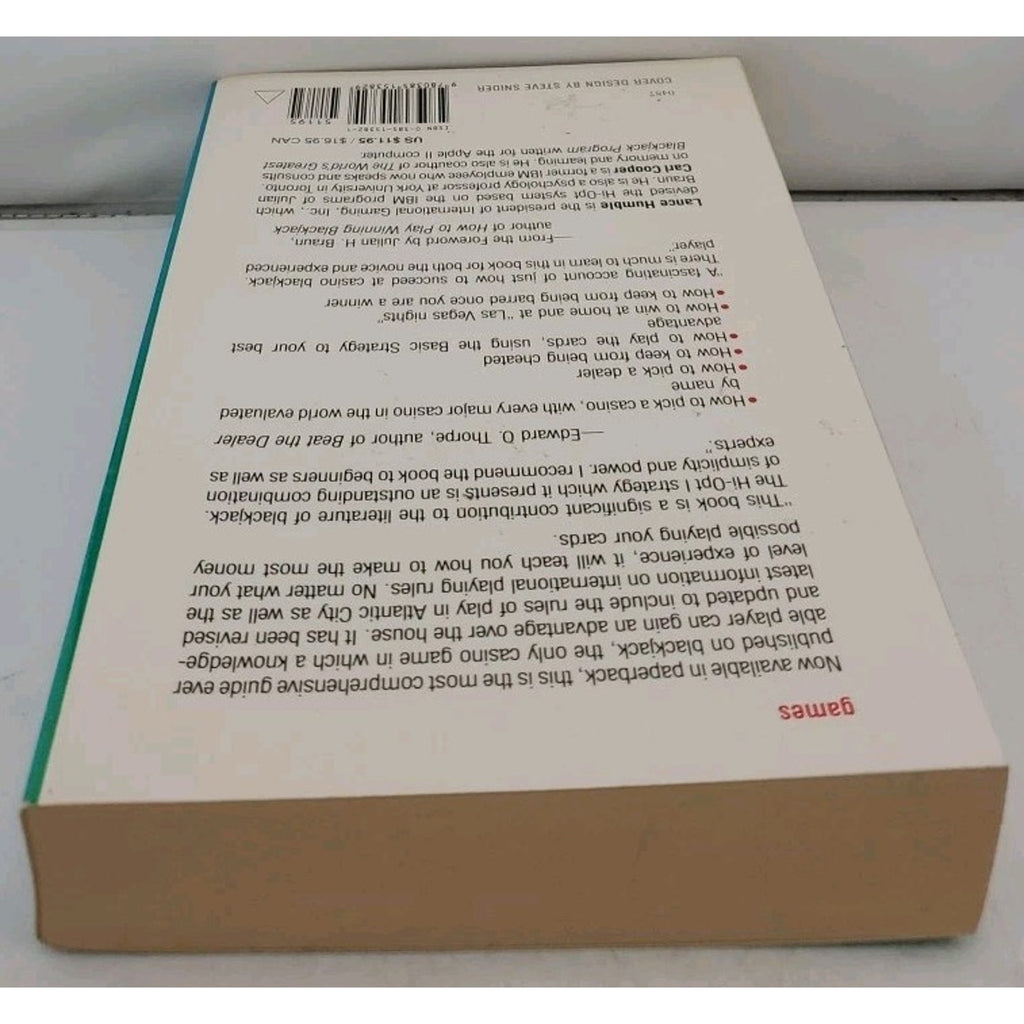 World's Greatest Blackjack Book by Carl Cooper and Lance Humble (1987, Trade...