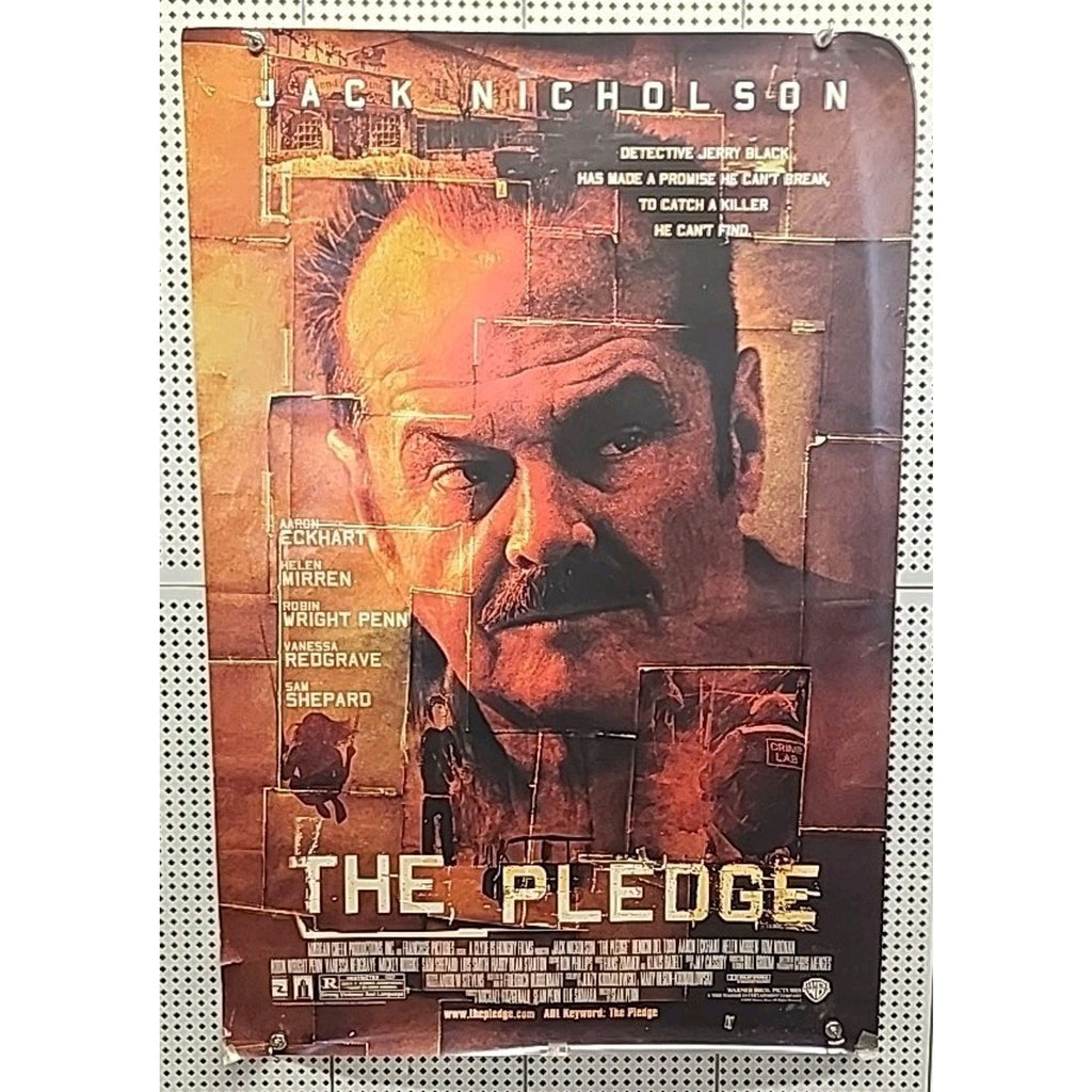 The Pledge Movie Poster 2 Sided Original Final 27x40 Jack Nicholson