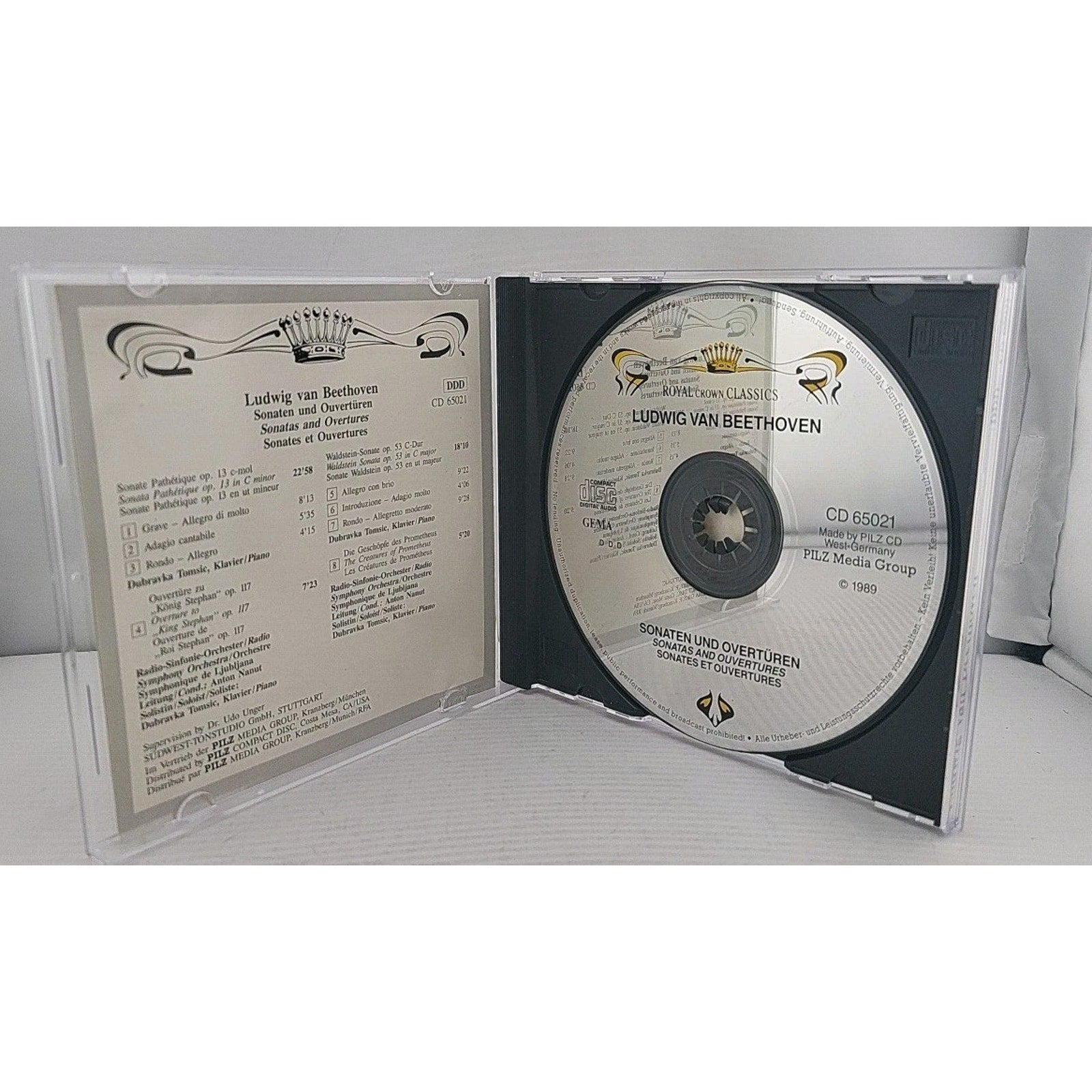 Royal Crown Classics: Ludwig Van Beethoven - Sonatas and Overtures (CD)