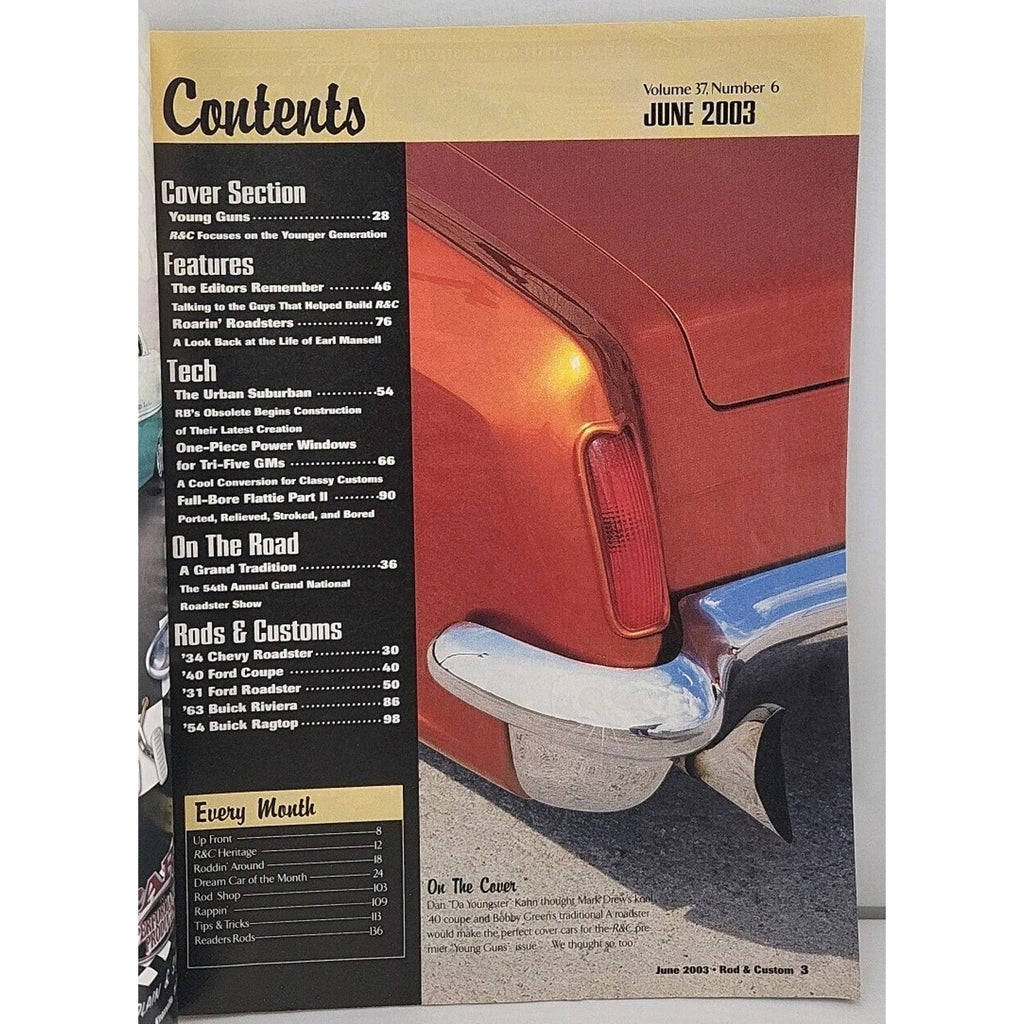 Rod & Custom Magazine - June 2003 - Volume 37 Number 6