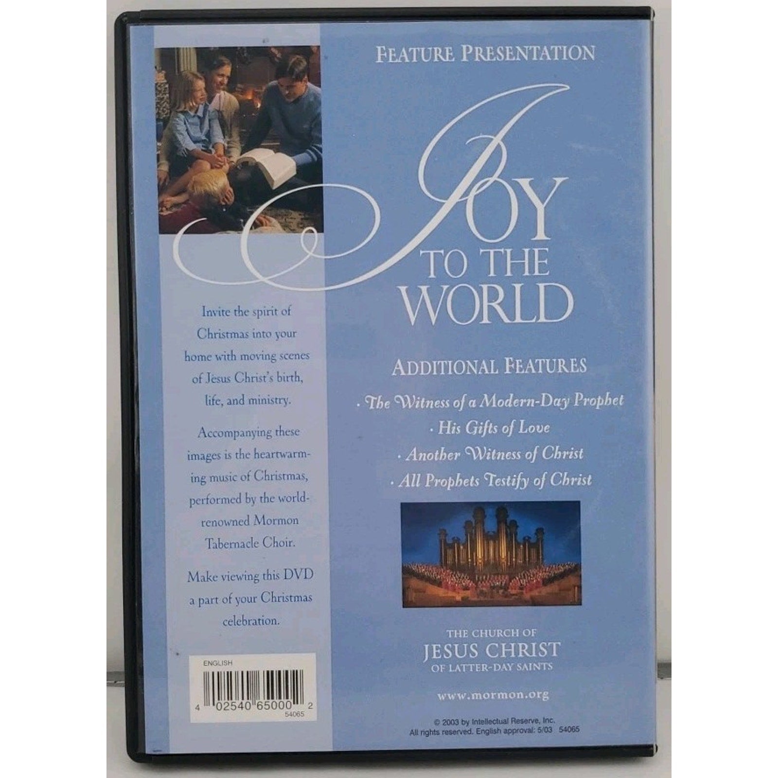 Joy To The World - DVD By Mormon Tabernacle Choir