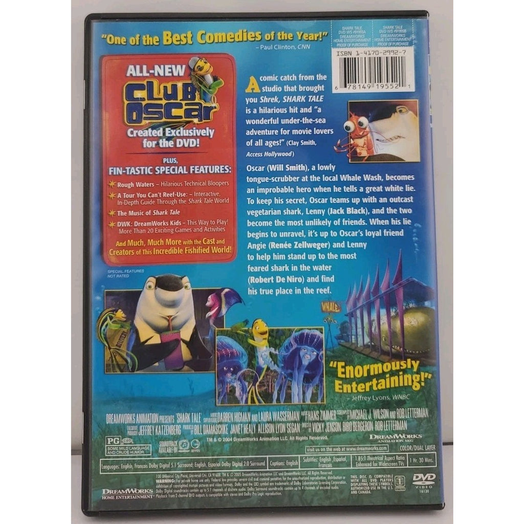 Shark Tale (DVD, 2004)