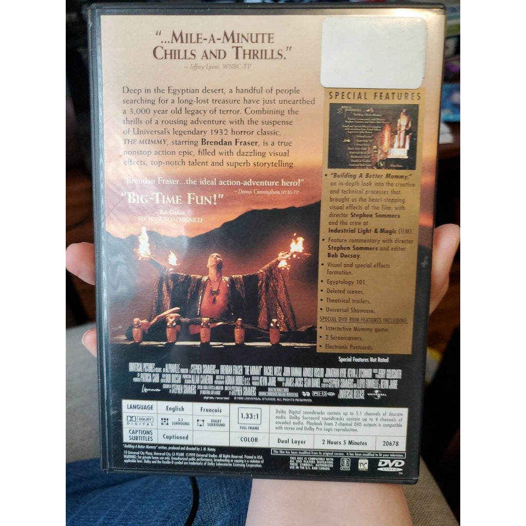 The Mummy Returns (DVD, 2001, Full Frame Edition)
