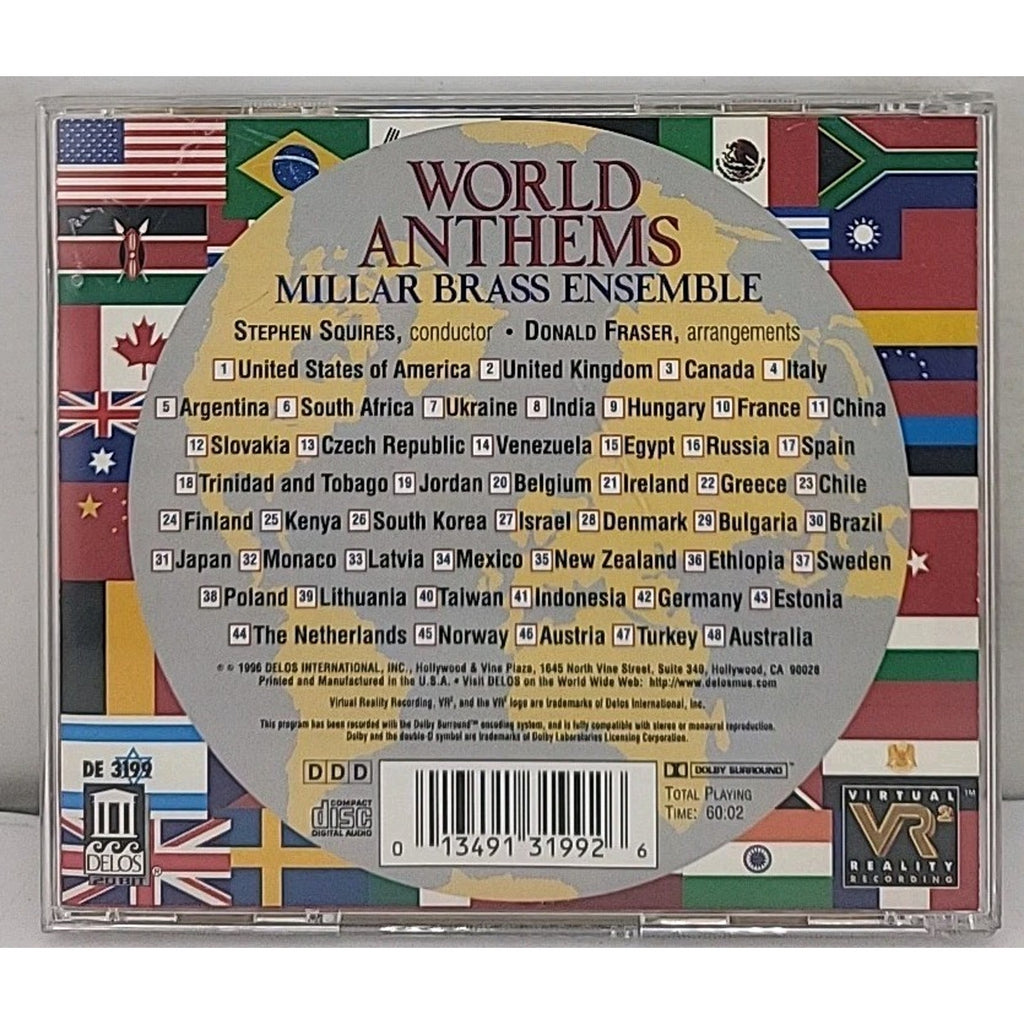 World Anthems by Millar Brass Ensemble / Squires (CD, 1996)