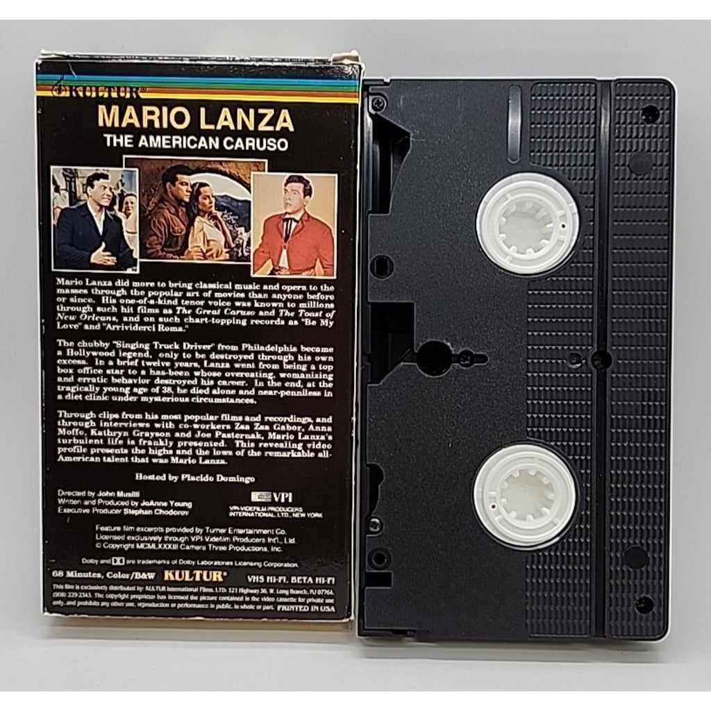 Mario Lanza: The American Caruso (VHS, 1991)