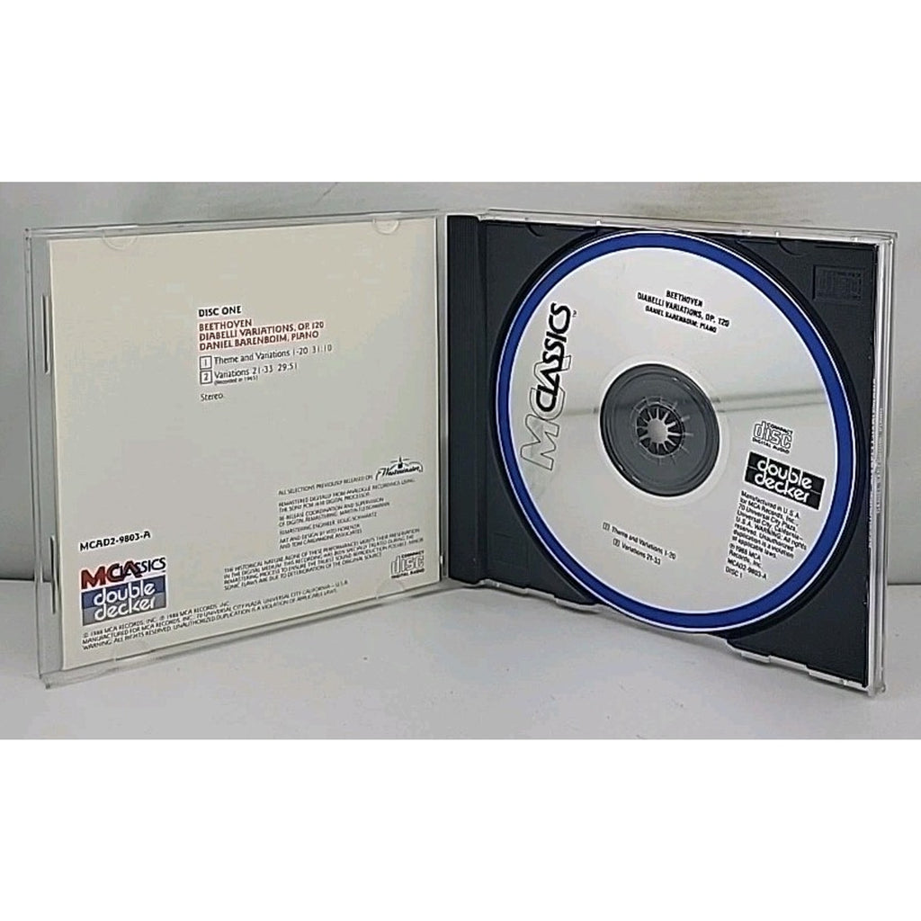 Beethoven: Diabelli Variation Disc One CD Daniel Barenboim Piano Classical