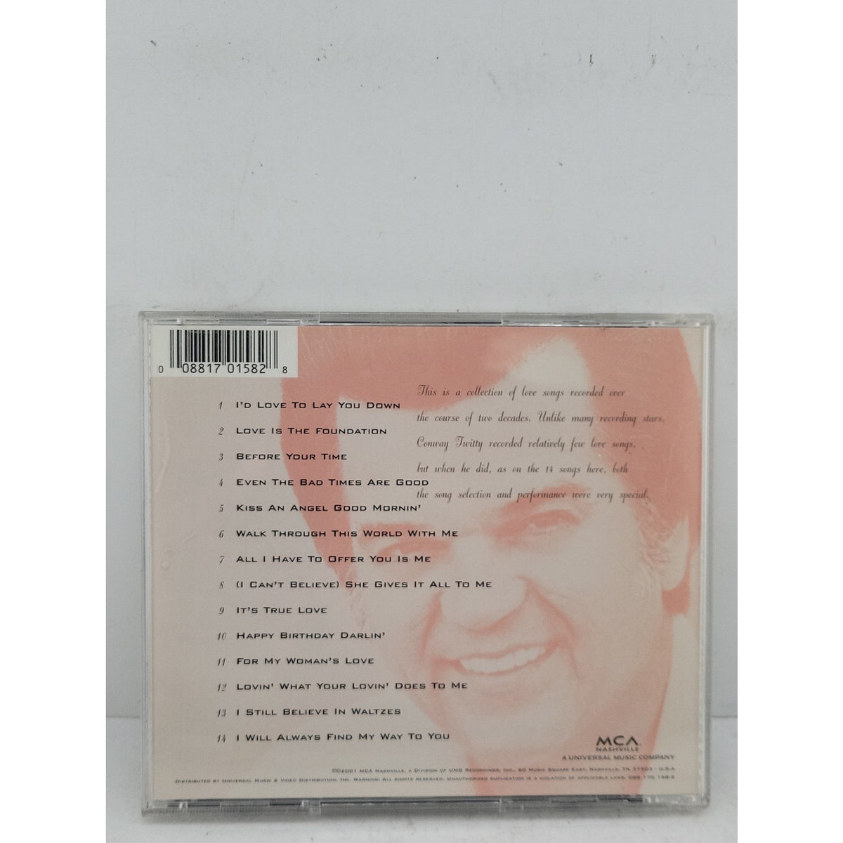 Love Songs by Conway Twitty (CD, 2001)