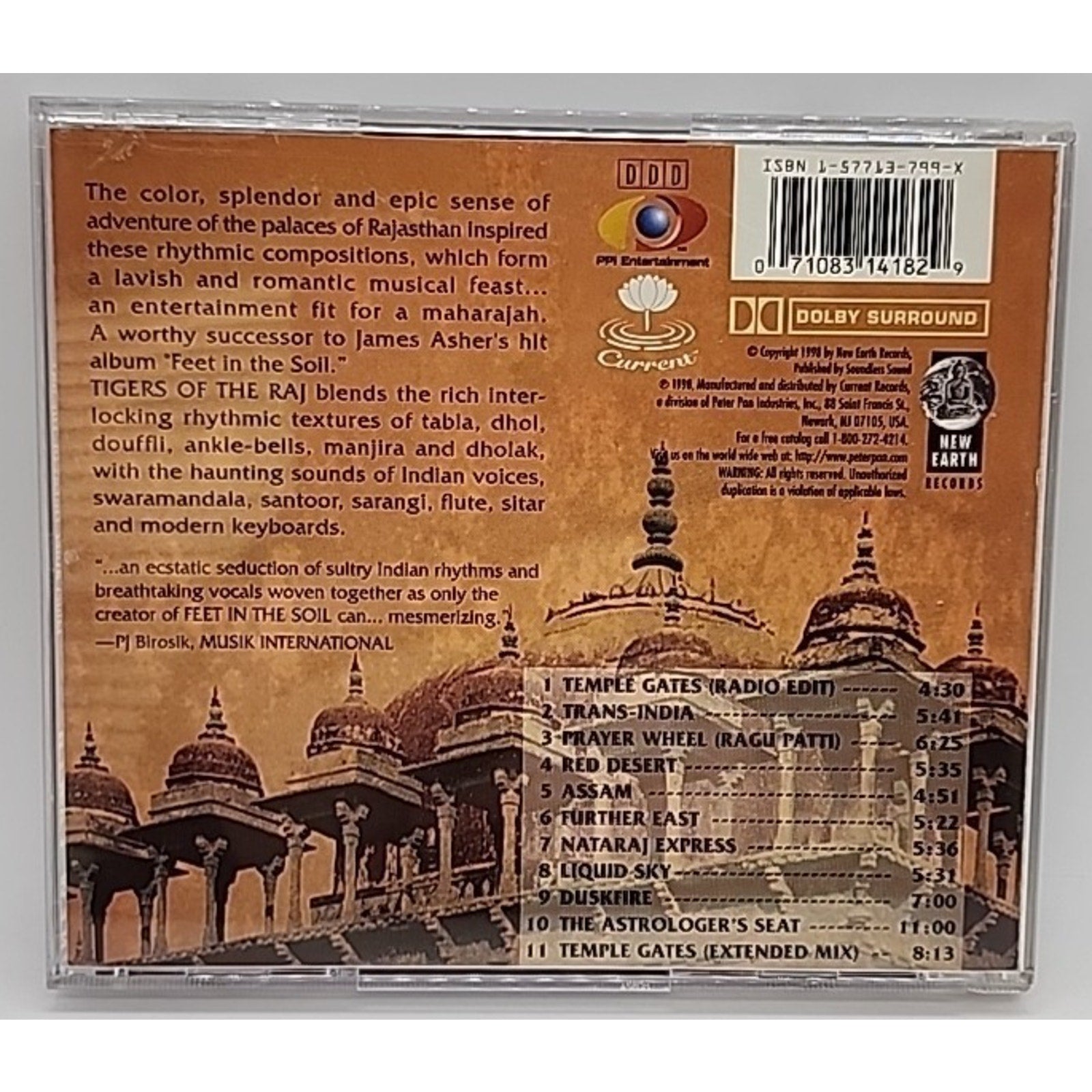 Tiger of the Raj by James Asher (CD, 1998)