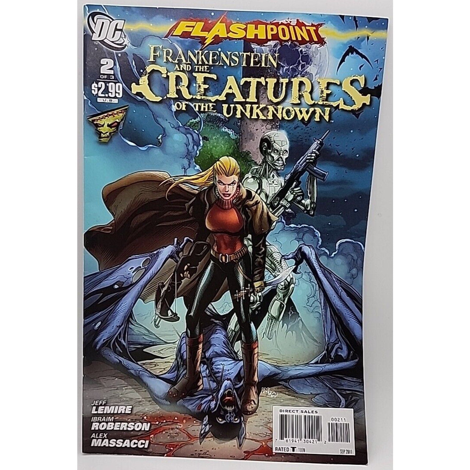Flashpoint Frankenstein Creatures of the Unknown #2 DC Comics 2011
