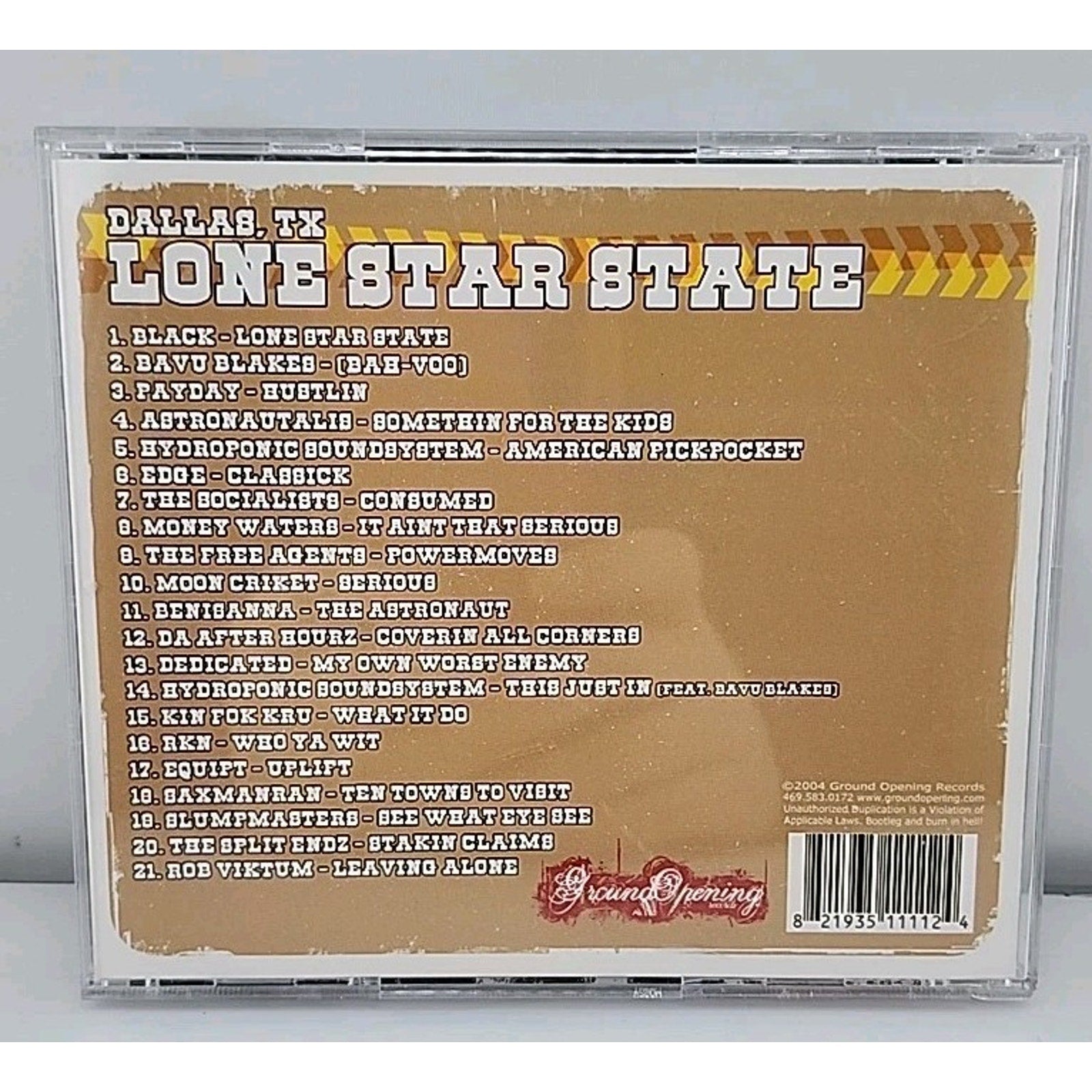 Dallas Tx, Lone Star State (CD)