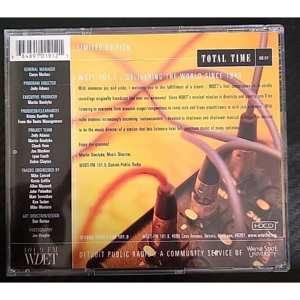'DET LIVE! Vol.1 - Exclusive Live Performances WDET FM (CD 1999)